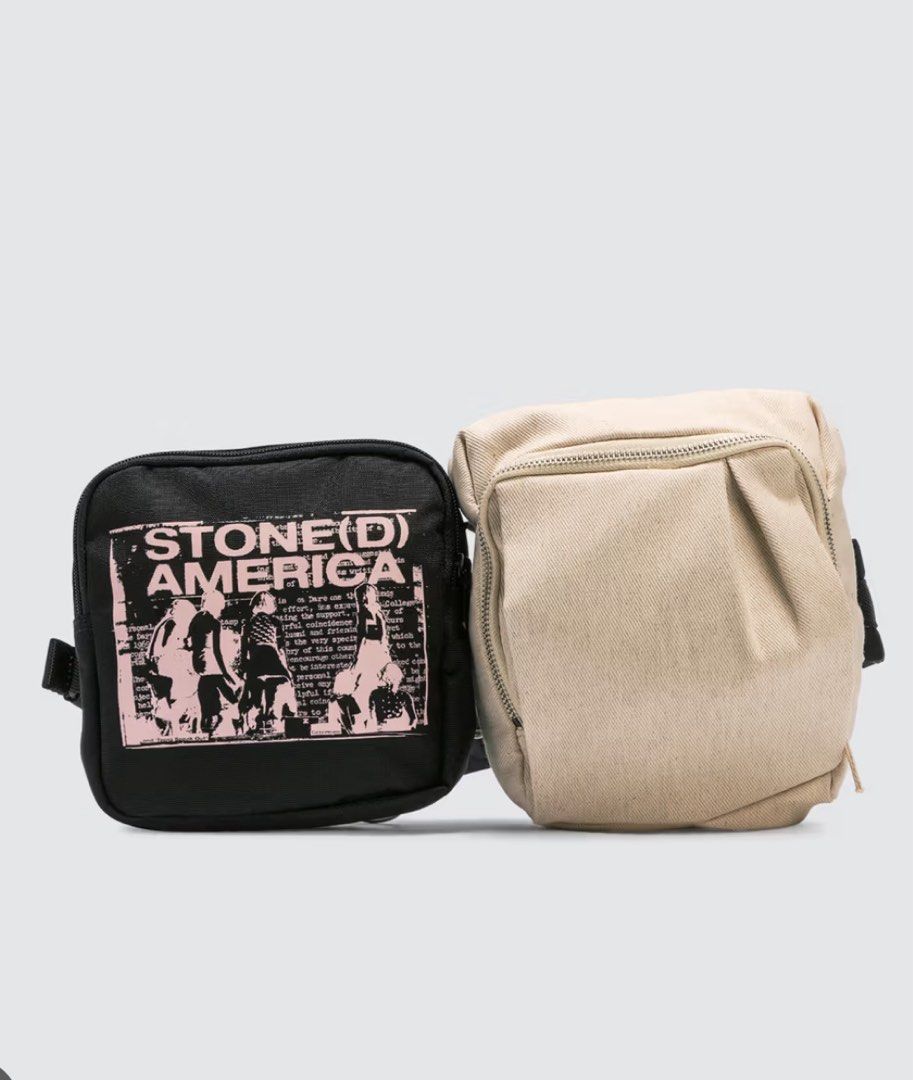 image of Raf Simons Eastpak Ss20 Waist Bag in Black/White, Women's