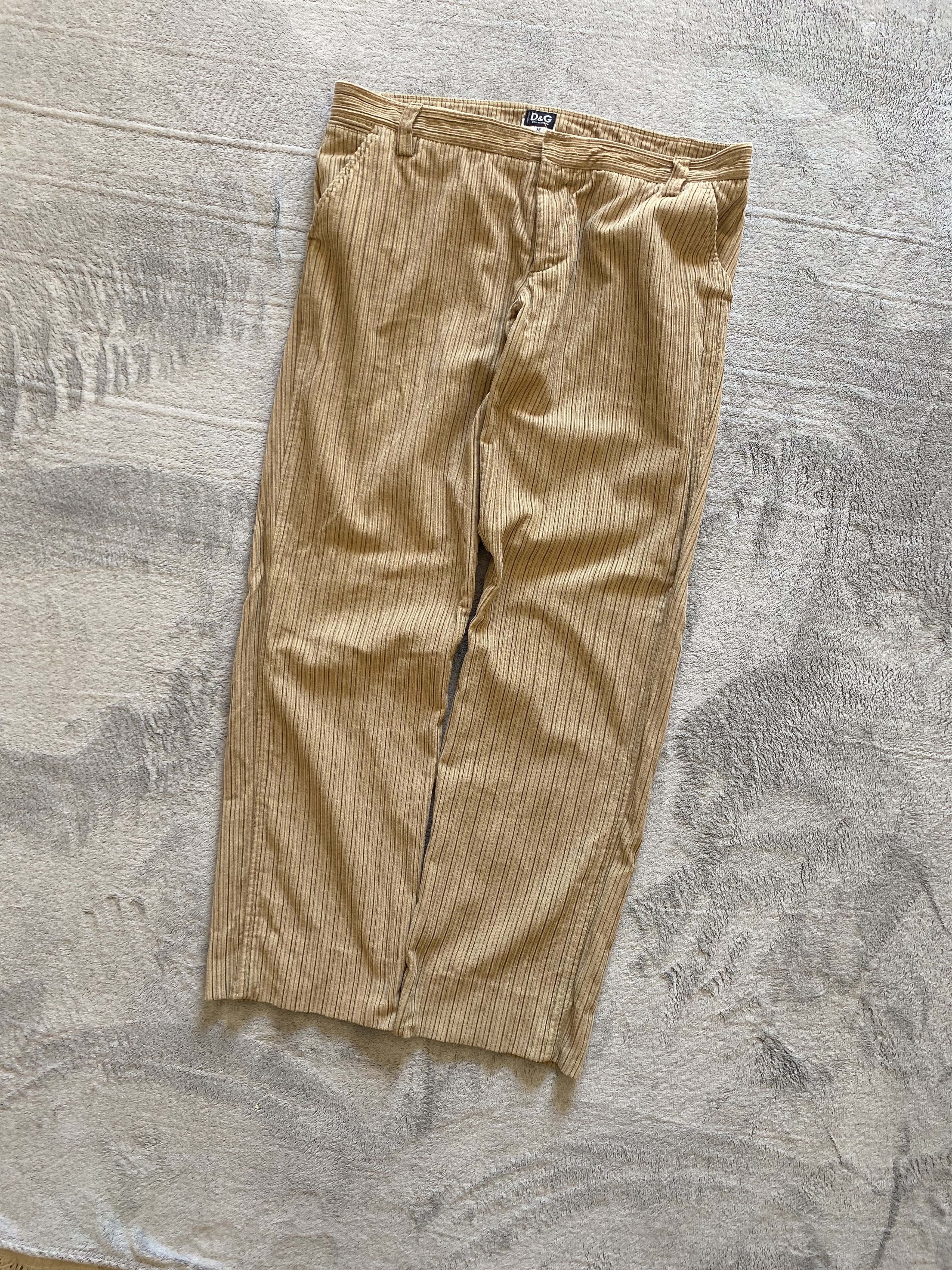 Dolce & Gabbana Vintage y2k rare archive Dolce Gabbana corduroy pants Size US 36 / EU 52 - 2 Thumbnail