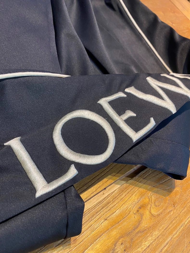 Loewe LOEWE sizeM Black comfortable quick-dry fabric letter LOGO Size 27" / US 4 / IT 40 - 8 Thumbnail