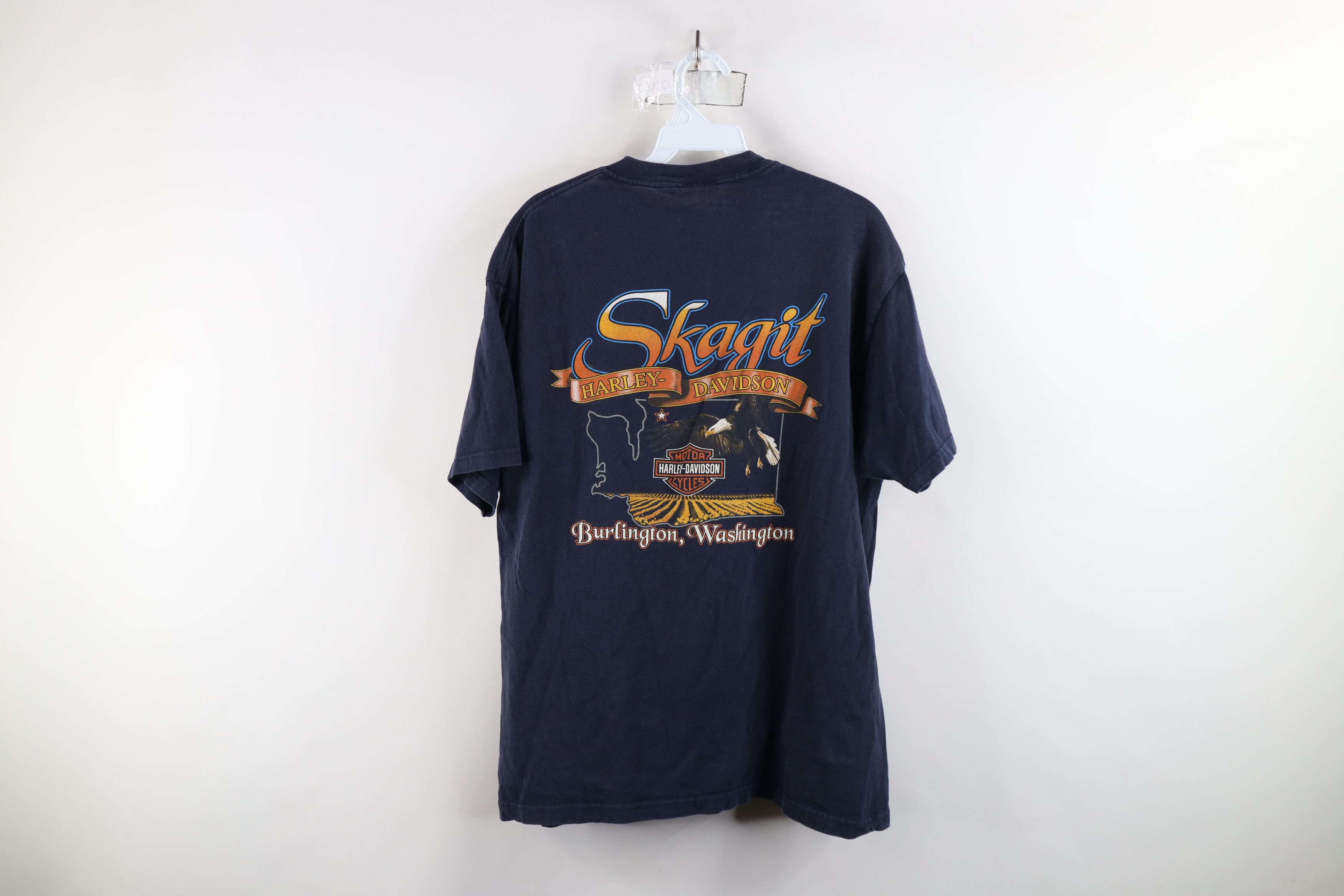 Harley Davidson × Vintage Vintage Y2K Harley Davidson Spell Tribal Alaska T-Shirt USA Size US L / EU 52-54 / 3 - 14 Thumbnail