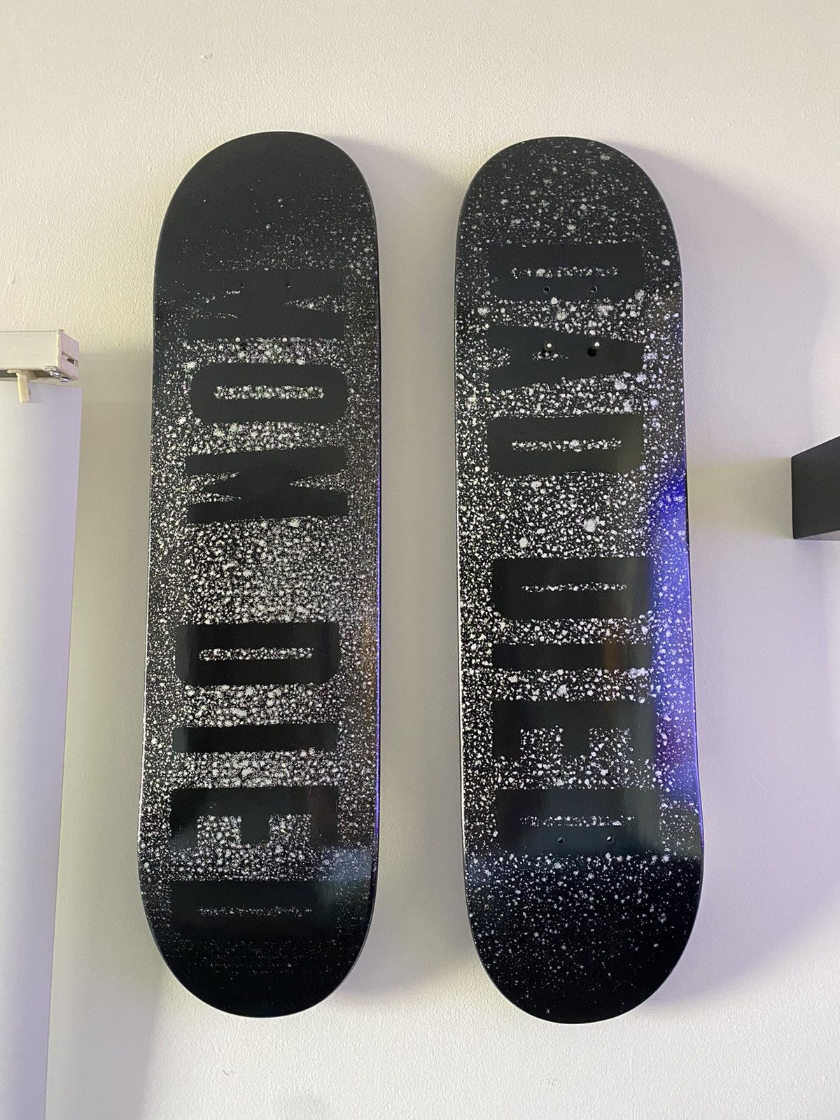 Supreme x Mark Flood Mom Dad Died skatedeck set of 2 2014