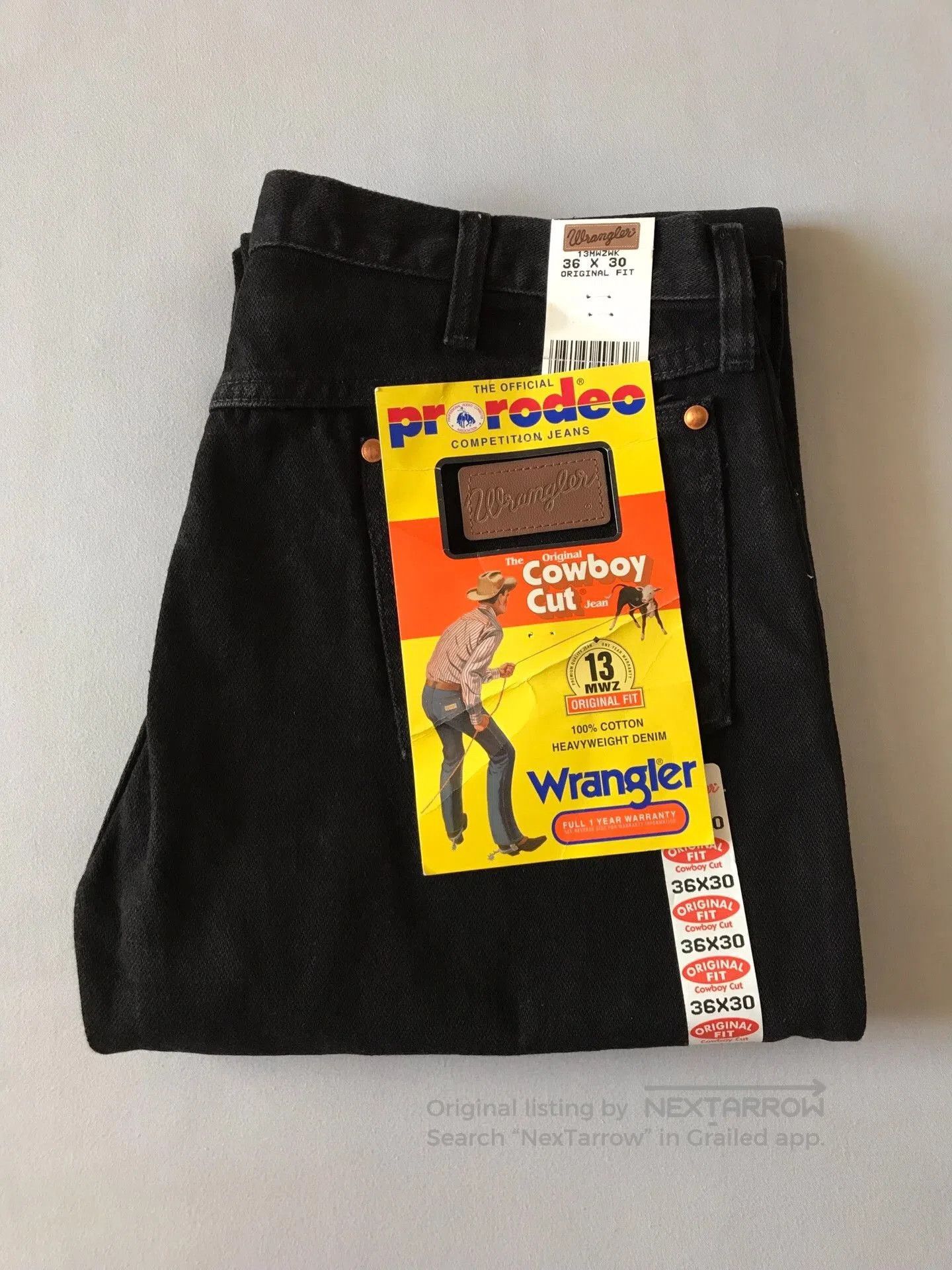 Wrangler Wrangler 13MWZ USA Jeans W36L30. Size US 36 / EU 52 - 1 Thumbnail