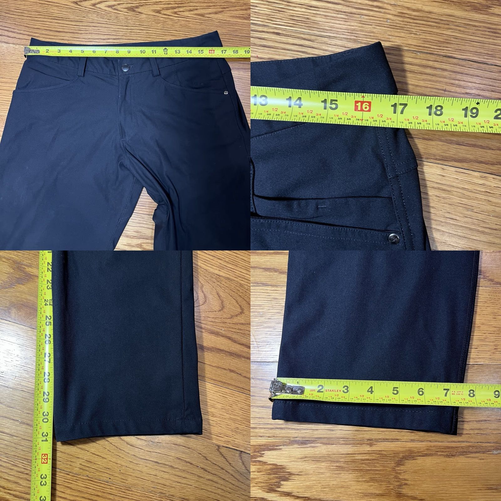 Lululemon Lululemon Pants Black Men’s 34x31 5-Pocket Flat Front Straight Leg Classic Fit ABC First Release Commission Inseam 31 Size US 34 / EU 50 - 8 Thumbnail