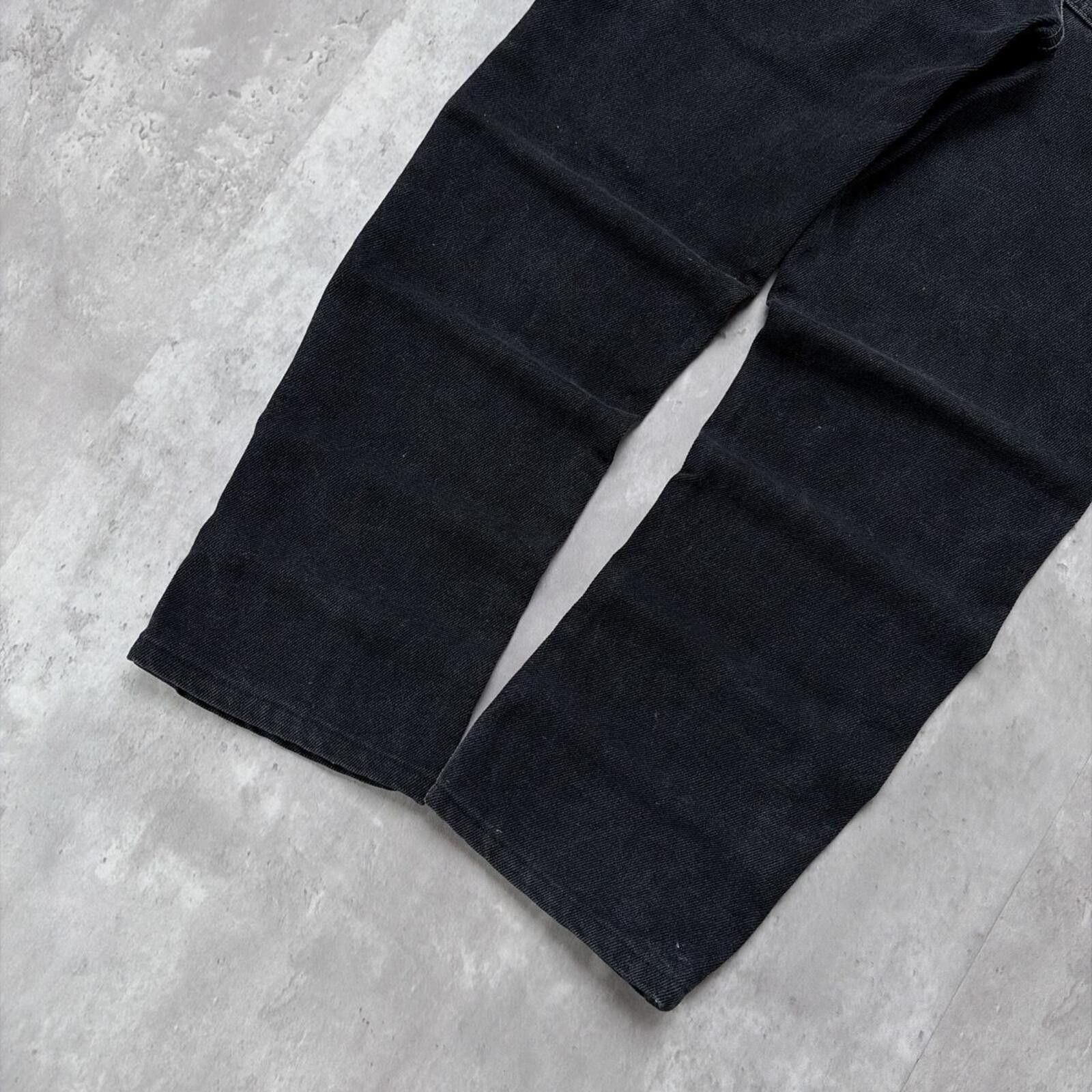 Levi's Vintage Black Levi’s 501 Grunge Straight Denim Jeans Size US 32 / EU 48 - 4 Thumbnail