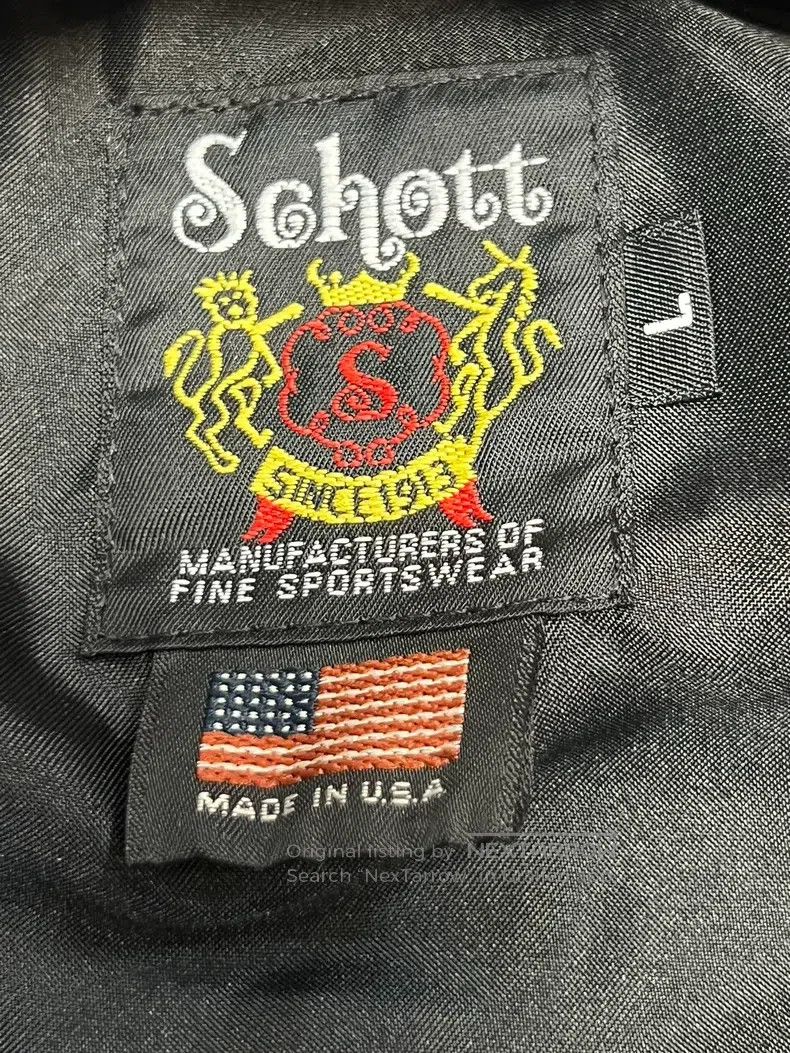 Schott Schott Flight suit, cowhide jacket, jacket, jacket Size US L / EU 52-54 / 3 - 8 Thumbnail