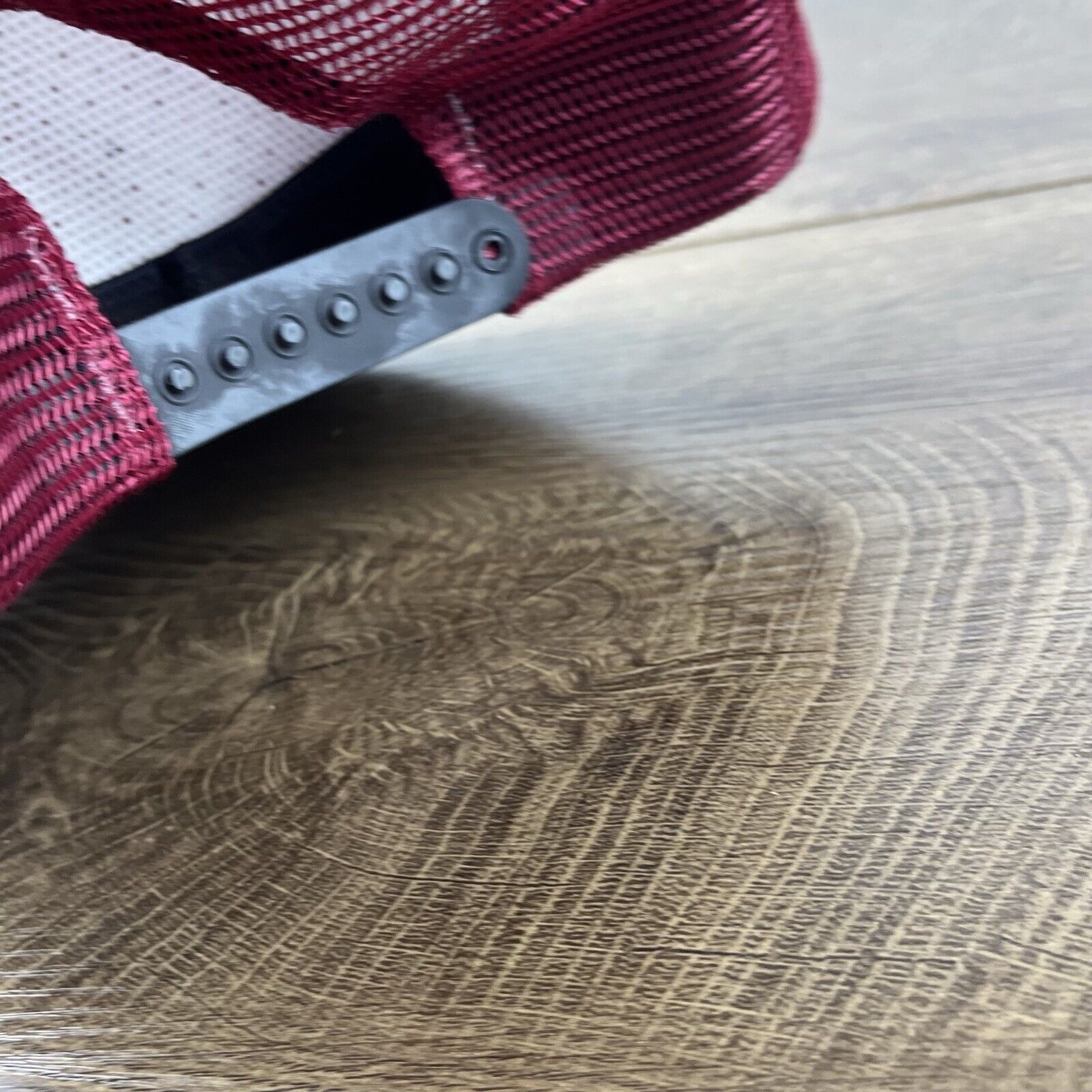Other Adult Maroon Snapback Hat Red Cap Hat Adjustable Hat Red Adu Size ONE SIZE - 8 Thumbnail