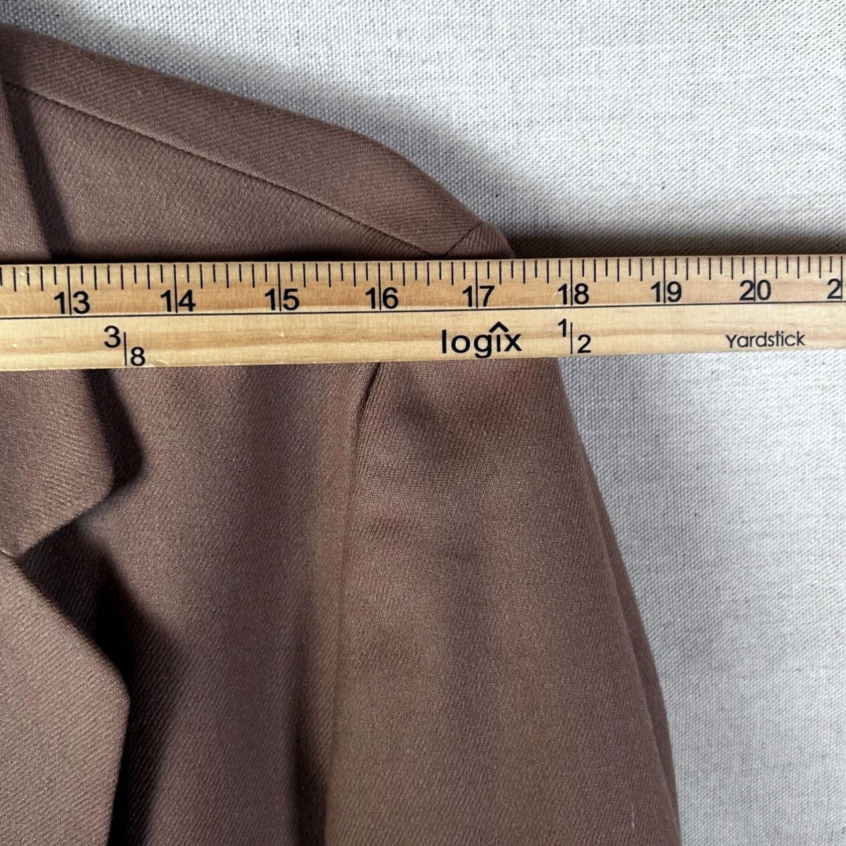 Pendleton Pendleton Blazer Jacket Brown Wool Single Button Notch Lapel 100% Virgin Wool Women Size 8 Size M / US 6-8 / IT 42-44 - 6 Thumbnail