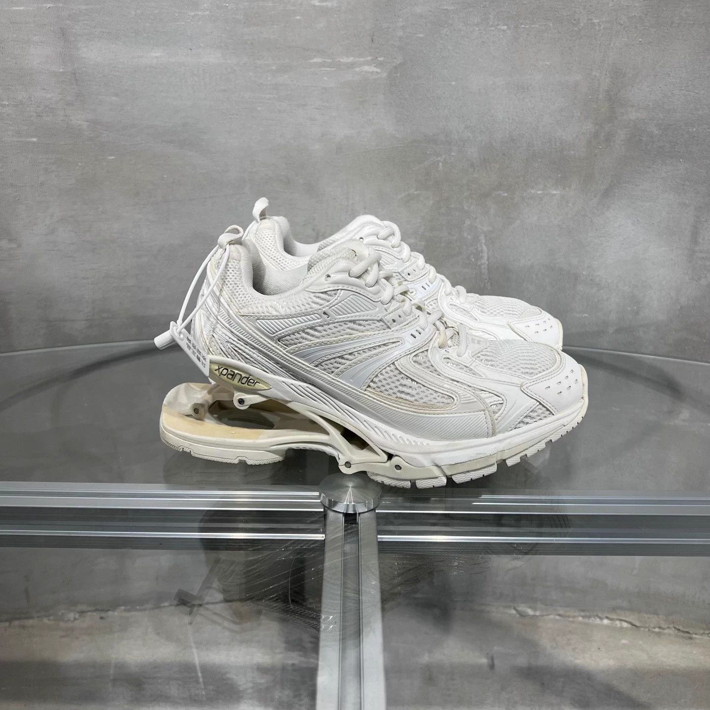 Balenciaga Balenciaga x-pander white spring women's 38 trainer Size US 7 / IT 37 - 4 Thumbnail