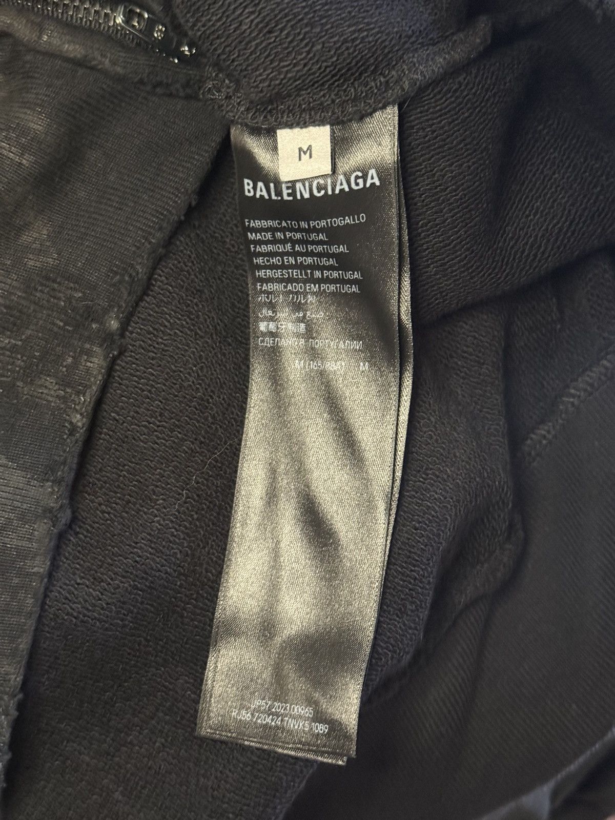 Balenciaga Balenciaga Mud Black Gaffer Hoodie Winter 22 360 Show Size US M / EU 48-50 / 2 - 8 Thumbnail