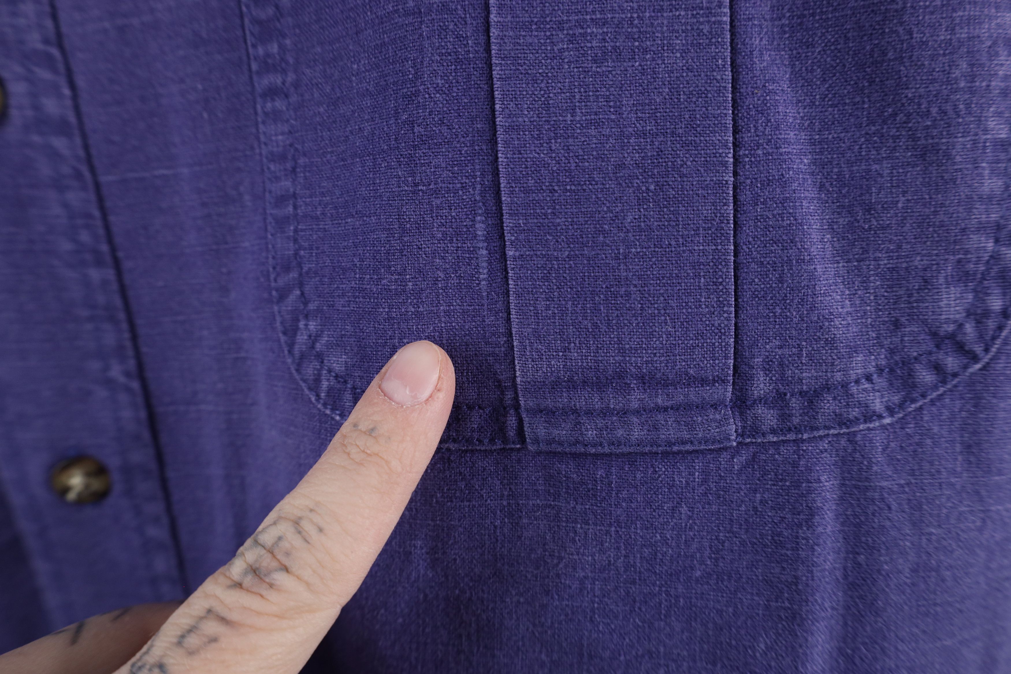 Vintage Vintage 90s Streetwear Linen Blend Short Sleeve Button Shirt Size US XL / EU 56 / 4 - 5 Thumbnail