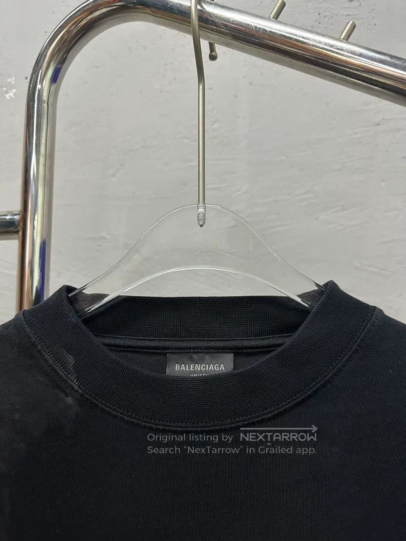 Balenciaga Balenciaga Short Sleeve Bitcoin Double B Washed Distressed Size US L / EU 52-54 / 3 - 5 Thumbnail