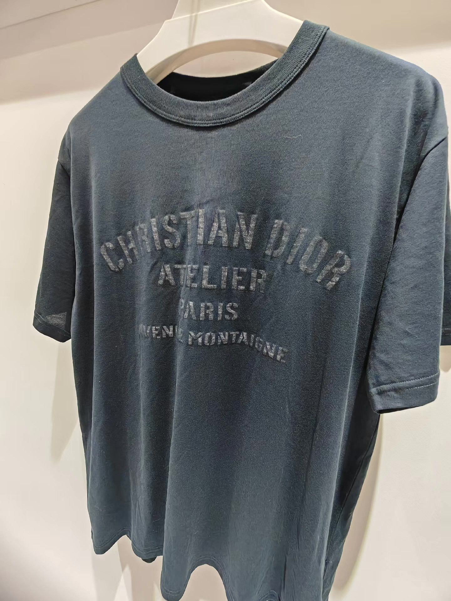 Dior Dior Logo Print Crew Neck Short Sleeve Tee Q15 Size US L / EU 52-54 / 3 - 2 Thumbnail