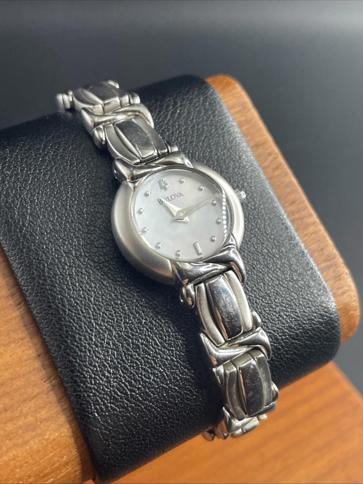 Bulova Bulova A5 Women’s Silver Tone Wristwatch With MOP Dial Size ONE SIZE - 1 Thumbnail