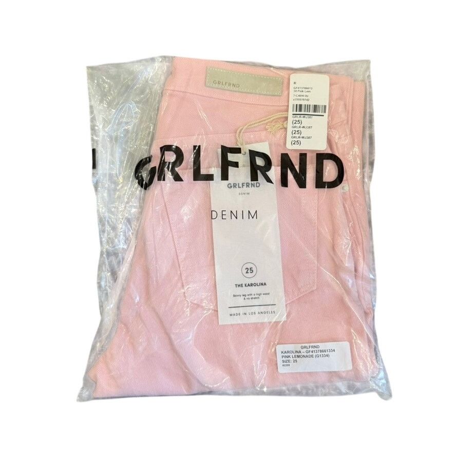 GRLFRND GRLFRND Karolina in Pink Lemonade, Size 25 Size 25" / US 0 / IT 36 - 6 Thumbnail