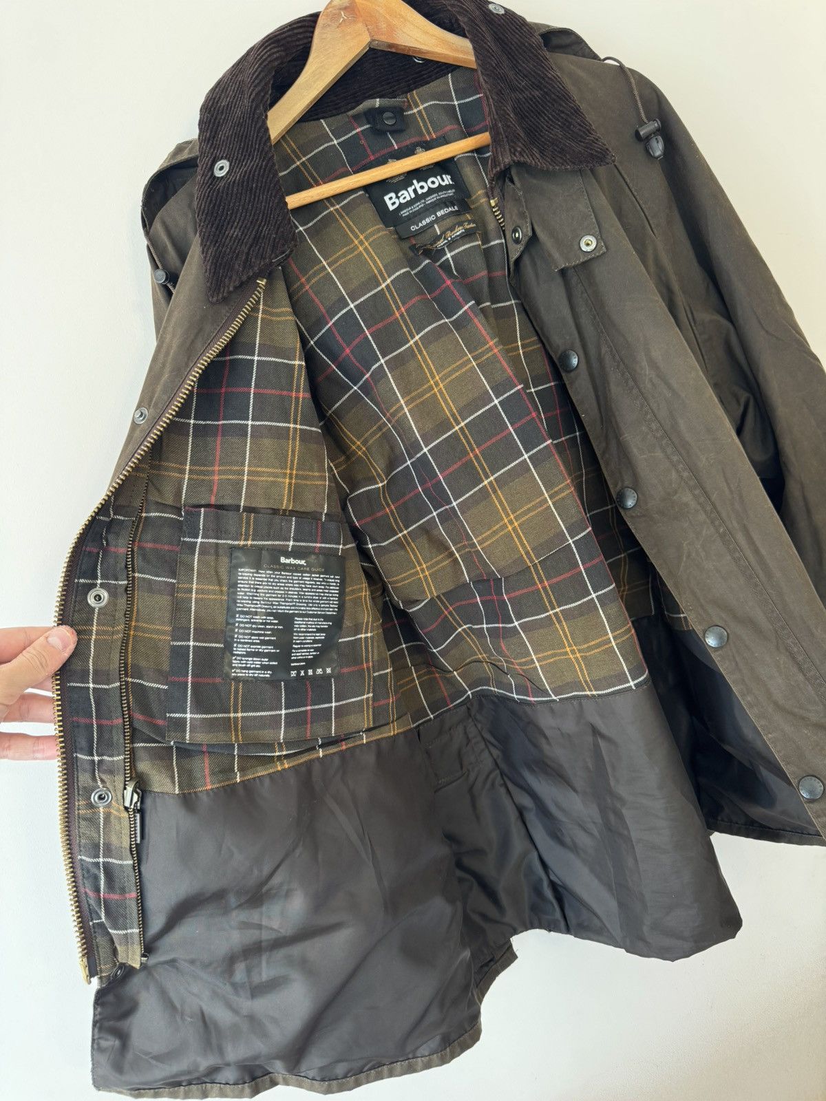 Barbour Barbour Classic Bedale Waxed Jacket Olive 48 Size US XL / EU 56 / 4 - 9 Thumbnail