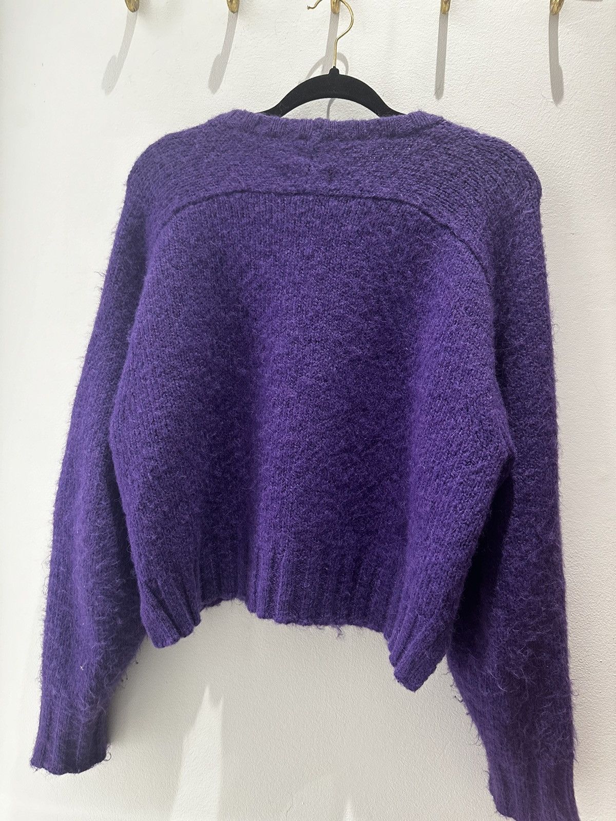 Designer Pistola Cropped Knit Sweater Purple Size US S / EU 44-46 / 1 - 2 Thumbnail