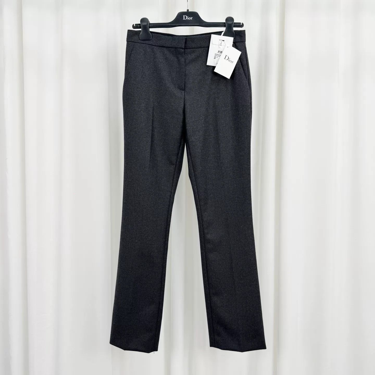 Dior Dior Gray Wool Suit Trousers for Men Size US 34 / EU 50 - 1 Thumbnail