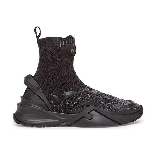 image of Fendi O1Loc1C0124 Sneaker In Black, Men's (Size 11)