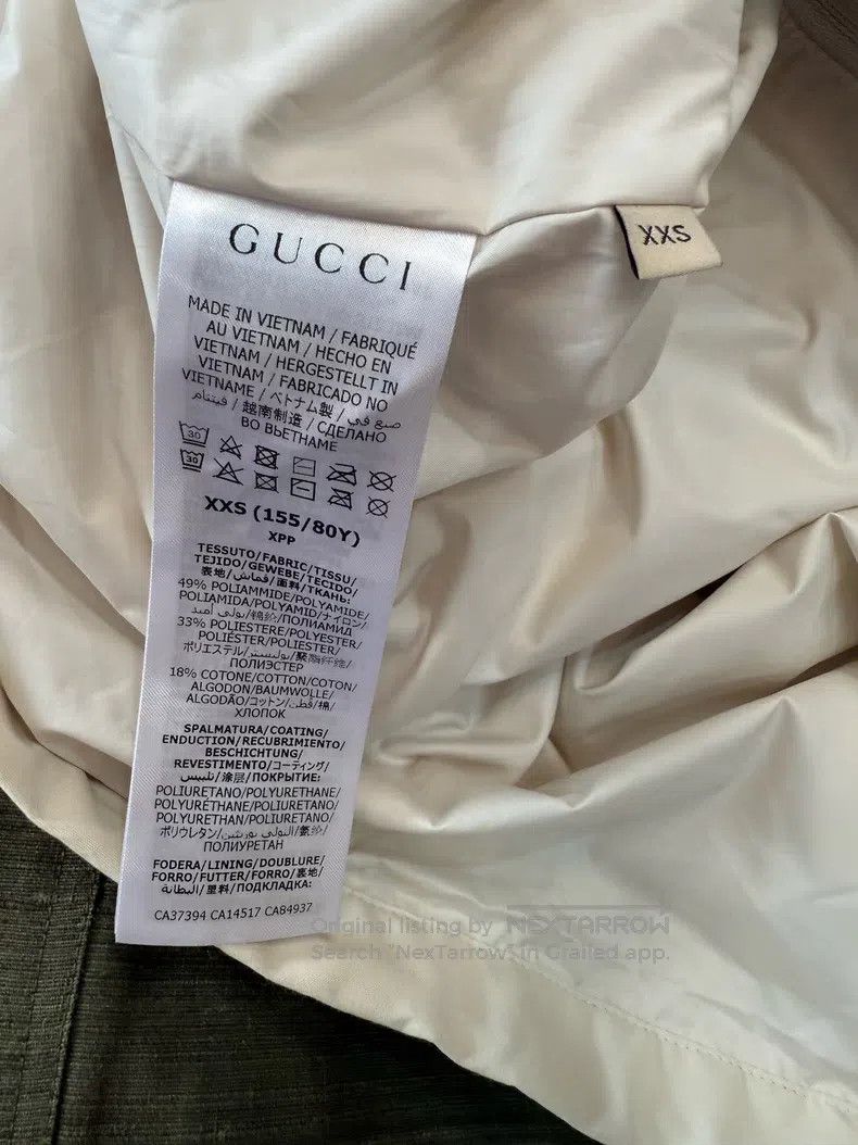 Gucci Gucci North side co-branded windbreaker jacket Size XXS / US 00 / IT 34 - 9 Thumbnail
