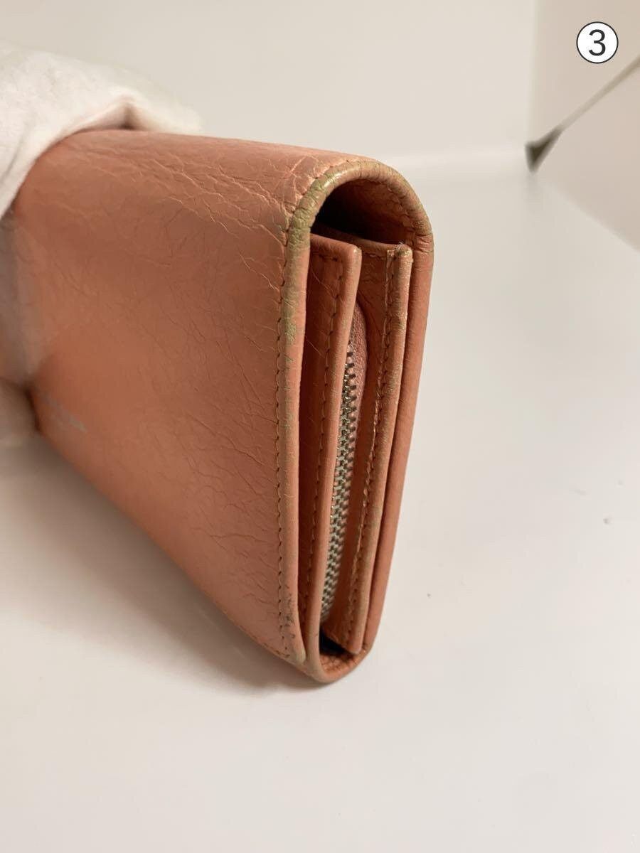 Balenciaga Balenciaga Leather Long Wallet Pink Size ONE SIZE - 9 Thumbnail