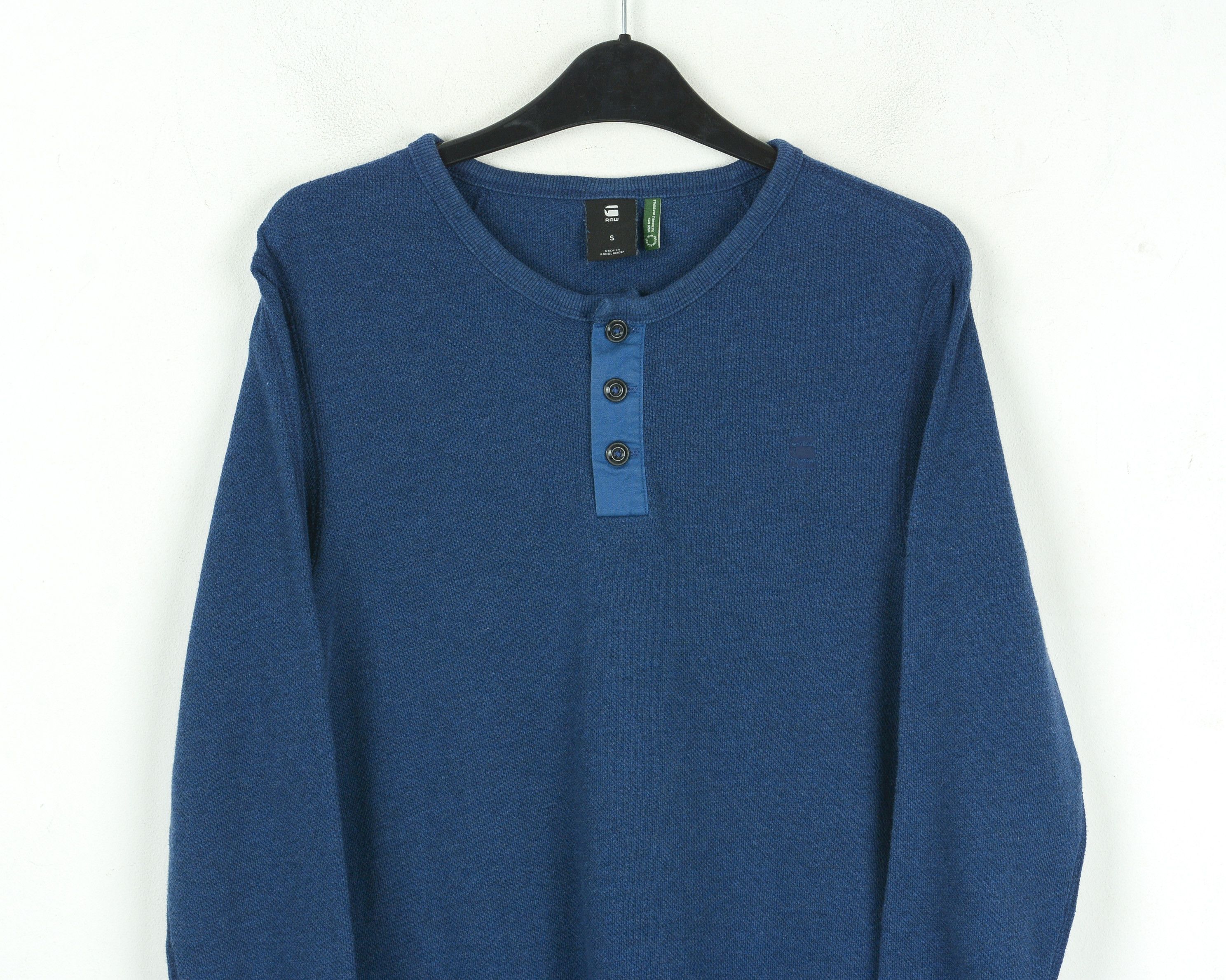 G-Star Korpaz Slim Sweatshirt Jumper Button Sweater Pullover Size US S / EU 44-46 / 1 - 2 Thumbnail