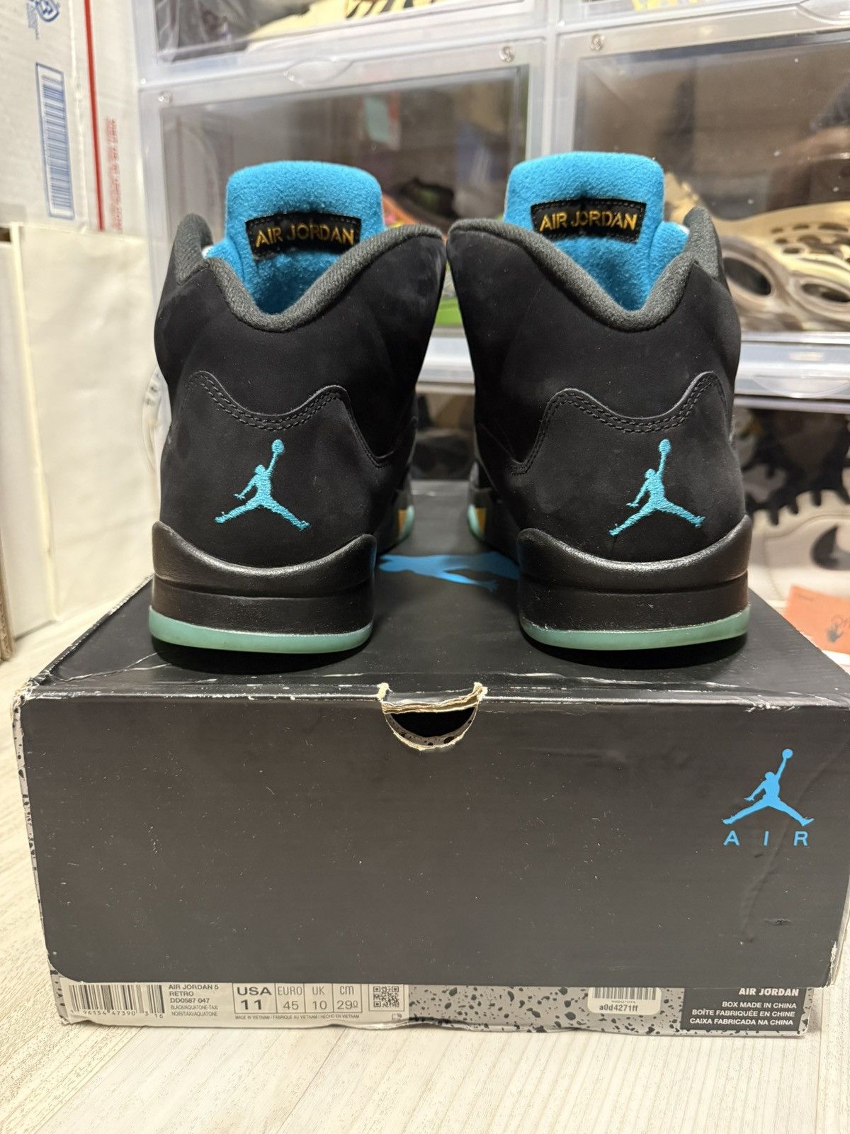 Jordan Brand Air Jordan 5 Retro Aqua Size US 11 / EU 44 - 5 Thumbnail