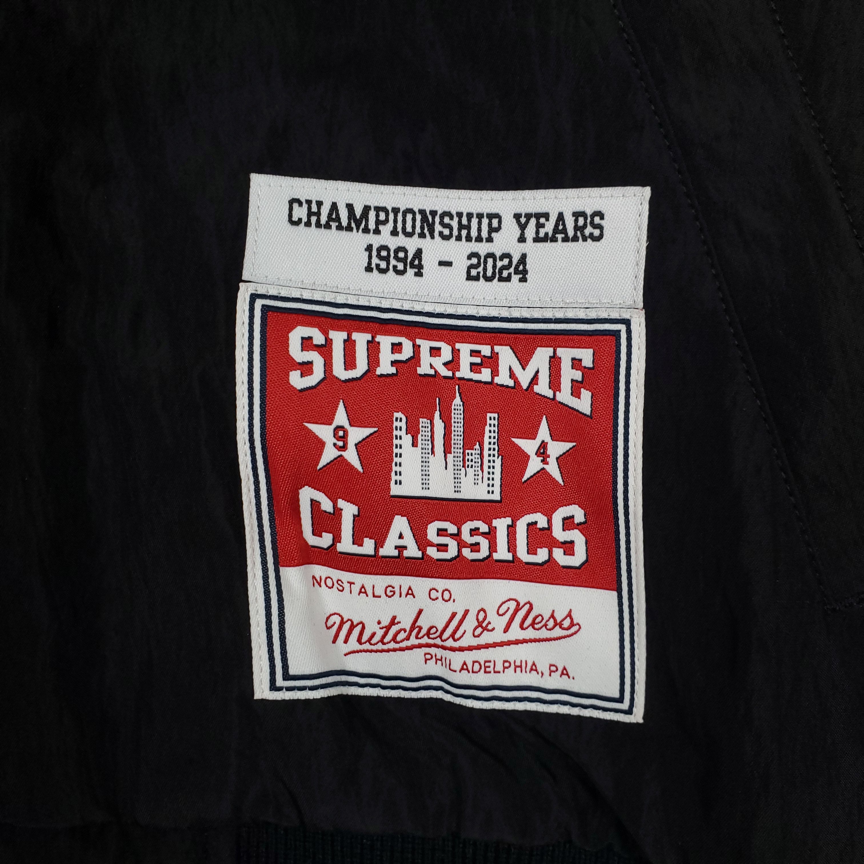 Mitchell & Ness × Supreme Supreme x Mitchell & Ness Large Jacket Black Nylon New Size US L / EU 52-54 / 3 - 4 Thumbnail