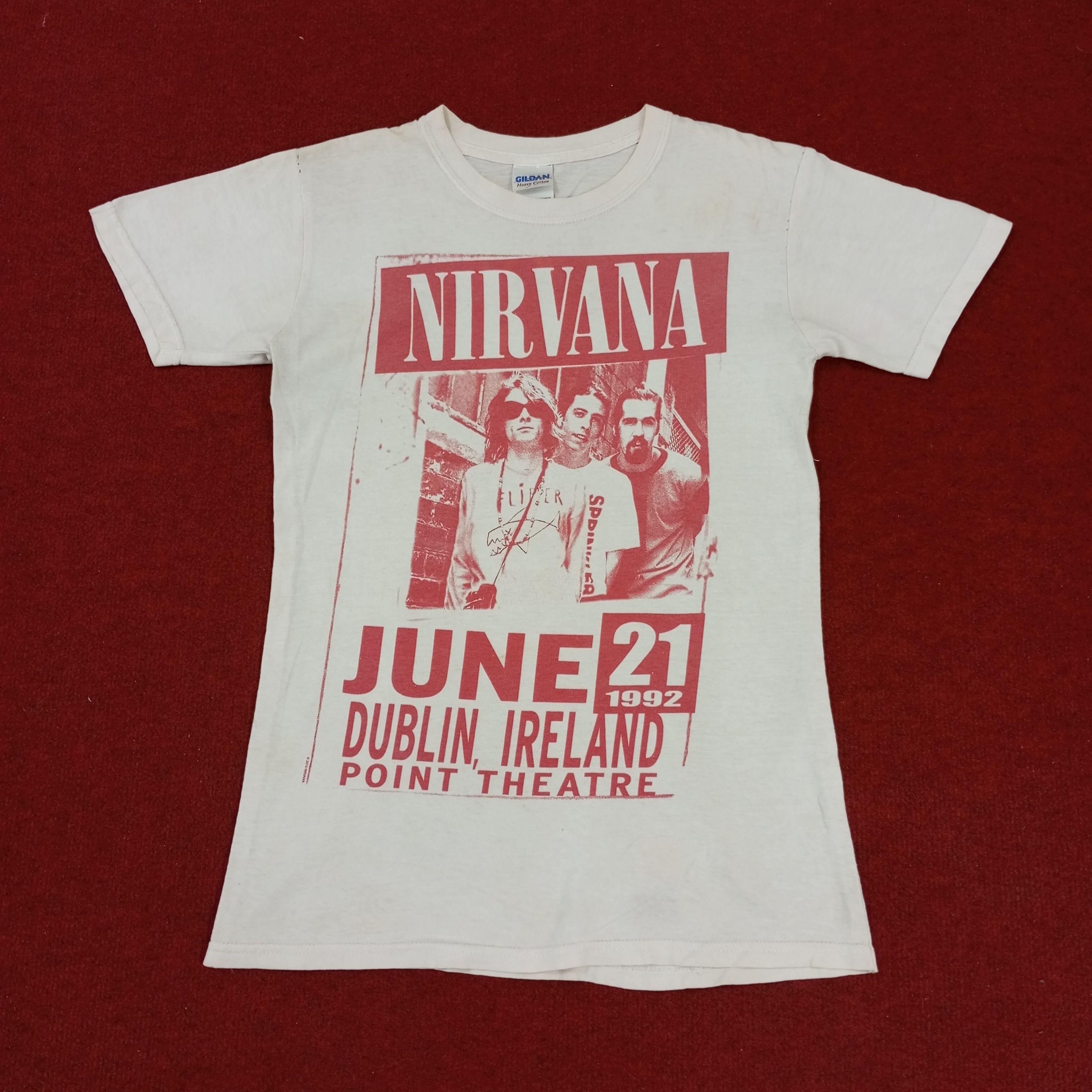 Band Tees × Nirvana × Vintage Nirvana Band Music Phototees Style Tshirt Streetwear Size US S / EU 44-46 / 1 - 1 Thumbnail