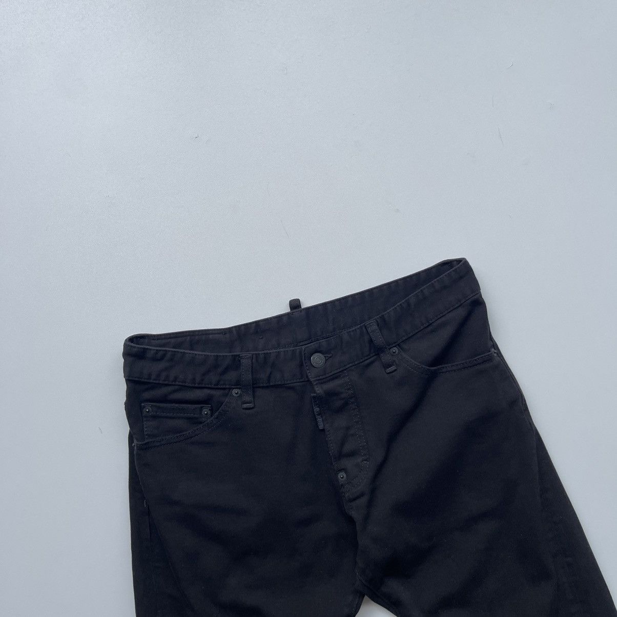 Dsquared2 Dsquared2 Sexy Twist Slim Fit Stretch Cropped Jeans Black Size US 32 / EU 48 - 2 Thumbnail