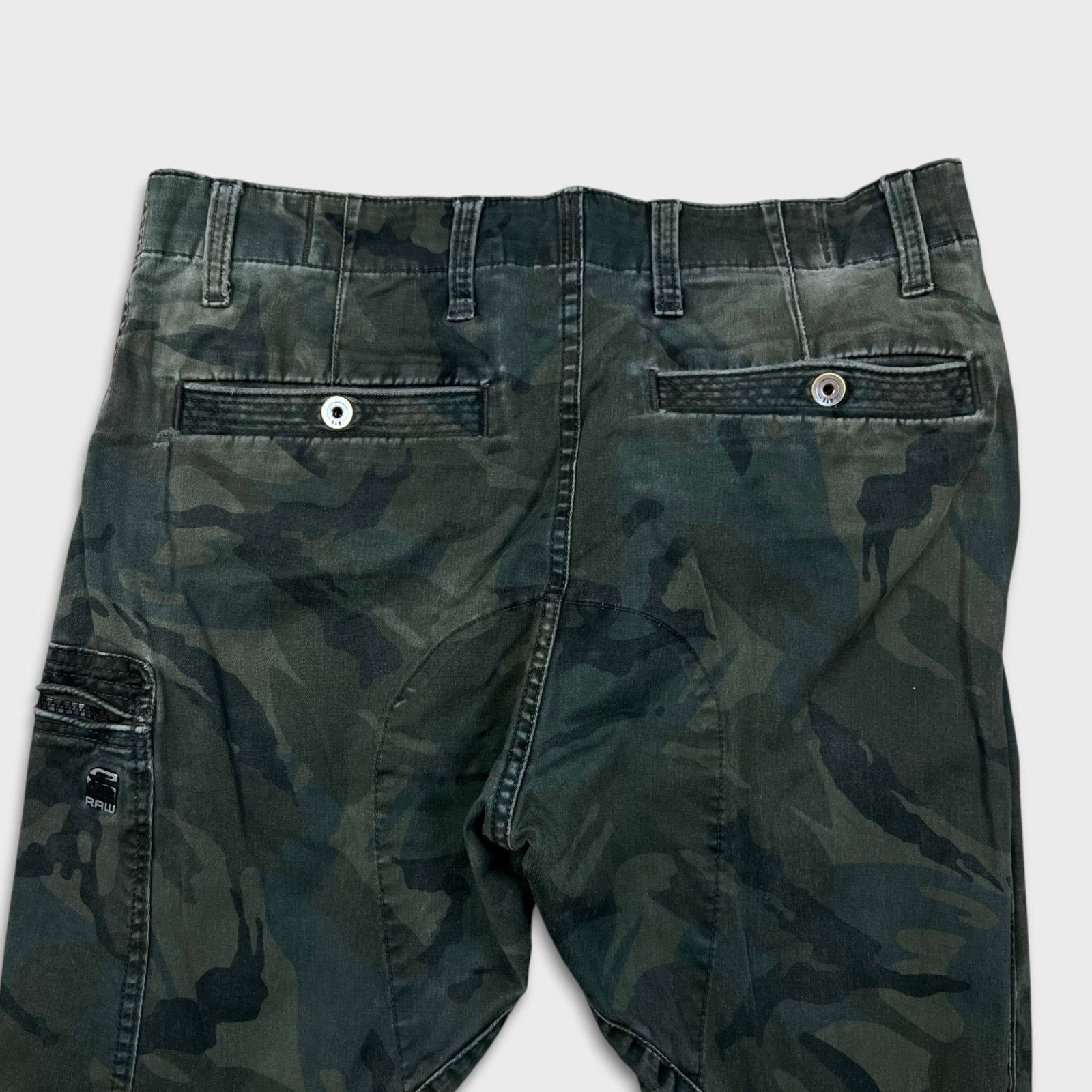 G-Star G Star Raw Pants Mens 29x28 Powel 3D Tapered Cuffed Cargo Size US 29 - 7 Thumbnail