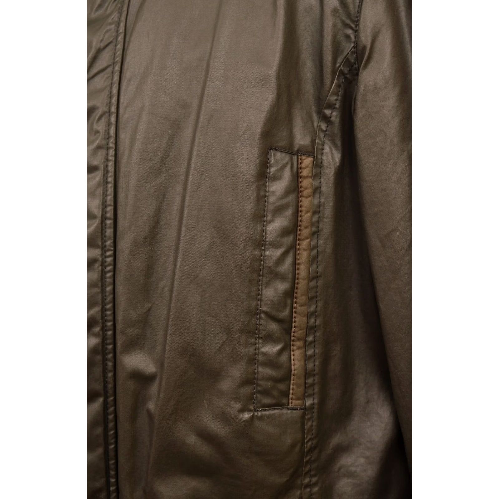Vintage DDP John Lewis Wax Cotton Jacket L Mens Brown Jacket Wax Cotton Pea Coat 60s style Size US L / EU 52-54 / 3 - 3 Thumbnail