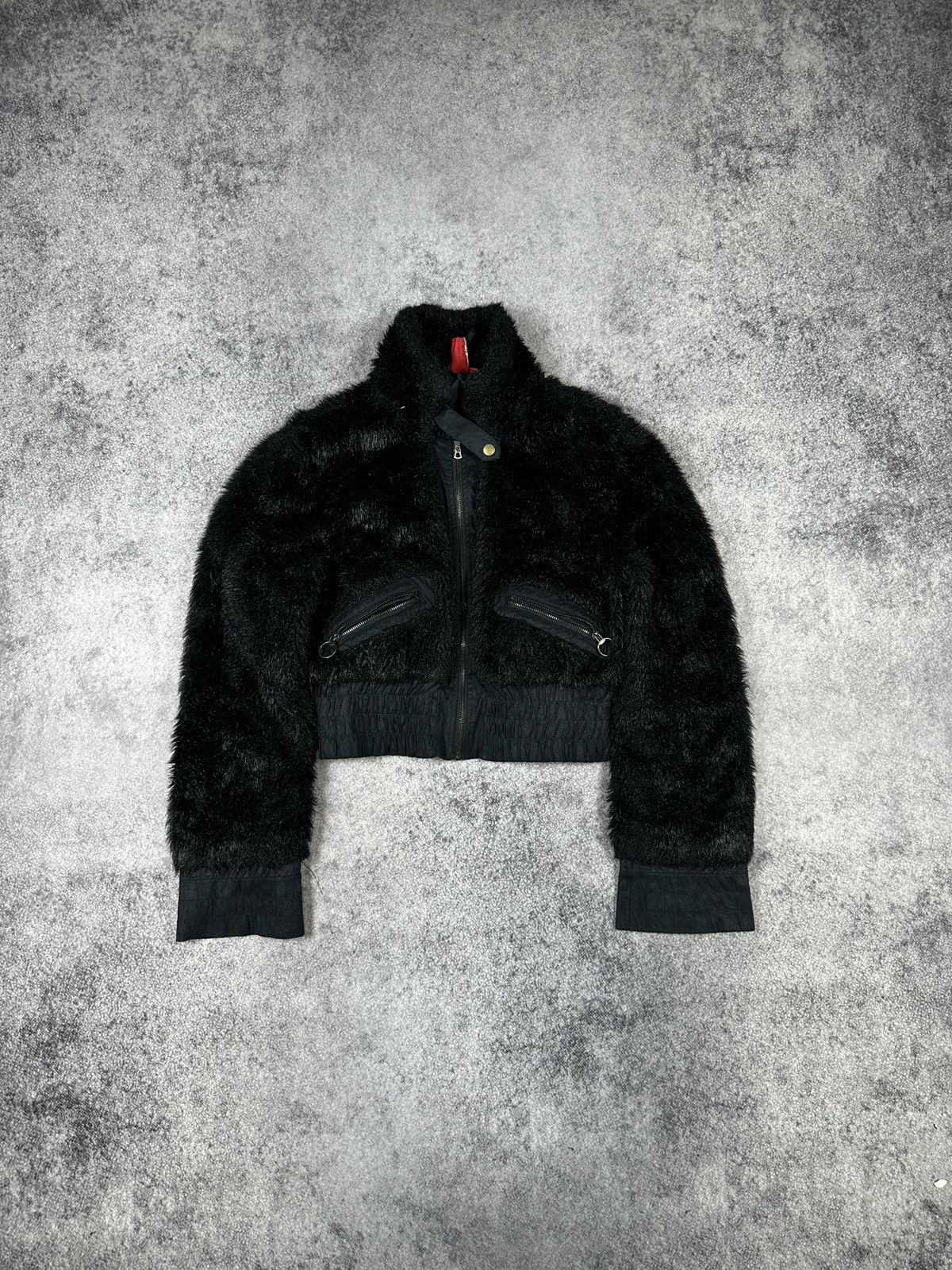 Vintage Y2K Vintage Fur Jacket Mohair Streetwear Opium Alt Rare VTg Size S / US 4 / IT 40 - 1 Thumbnail