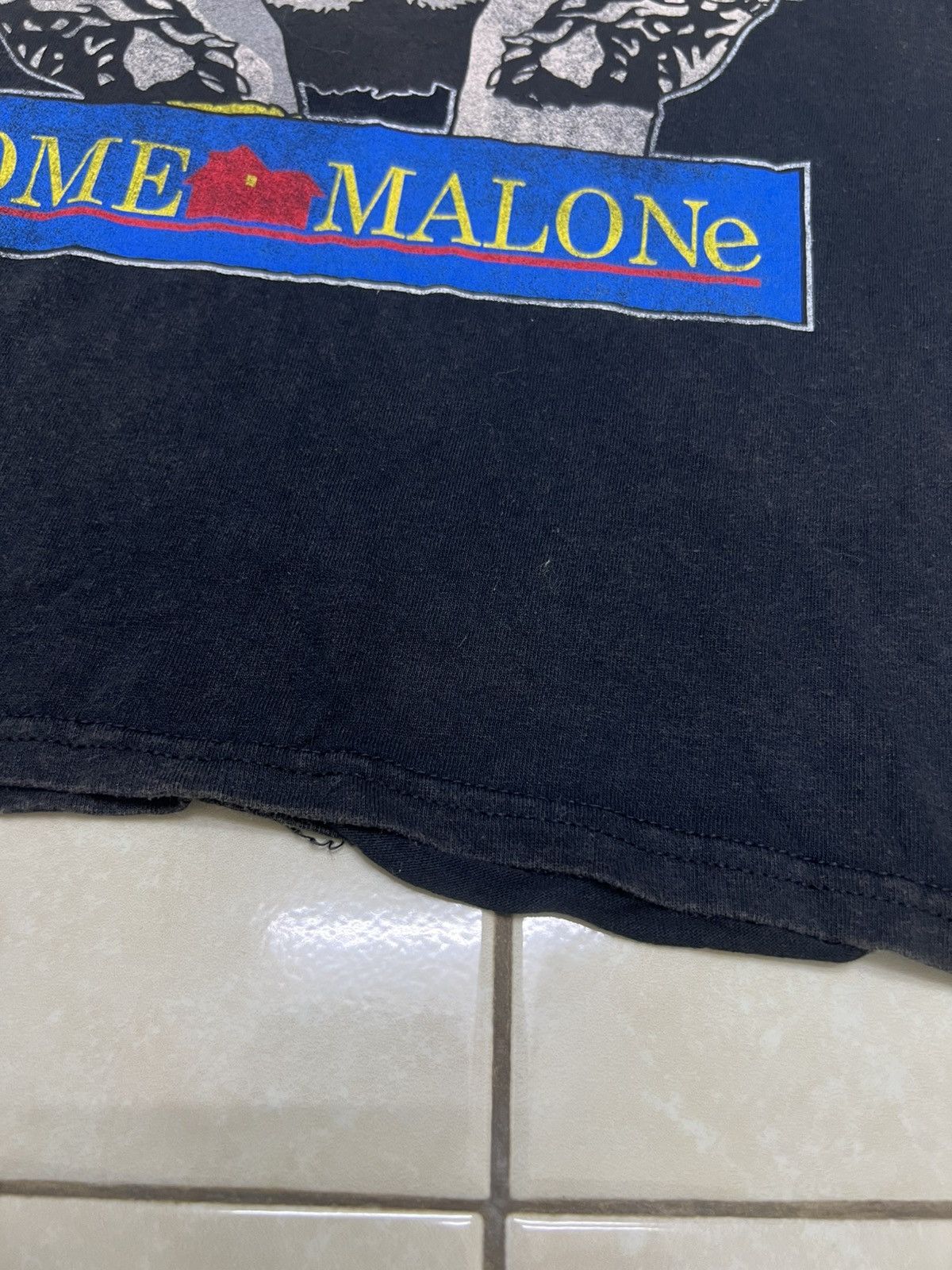 GOAT Crew Thrashed Faded Home Malone Post Malone Rap Tshirt Size US M / EU 48-50 / 2 - 4 Thumbnail