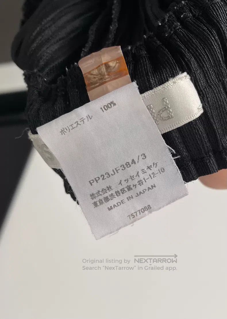Issey Miyake Issey Miyake size:3 Black Ruffle Pants Size 31" - 7 Thumbnail