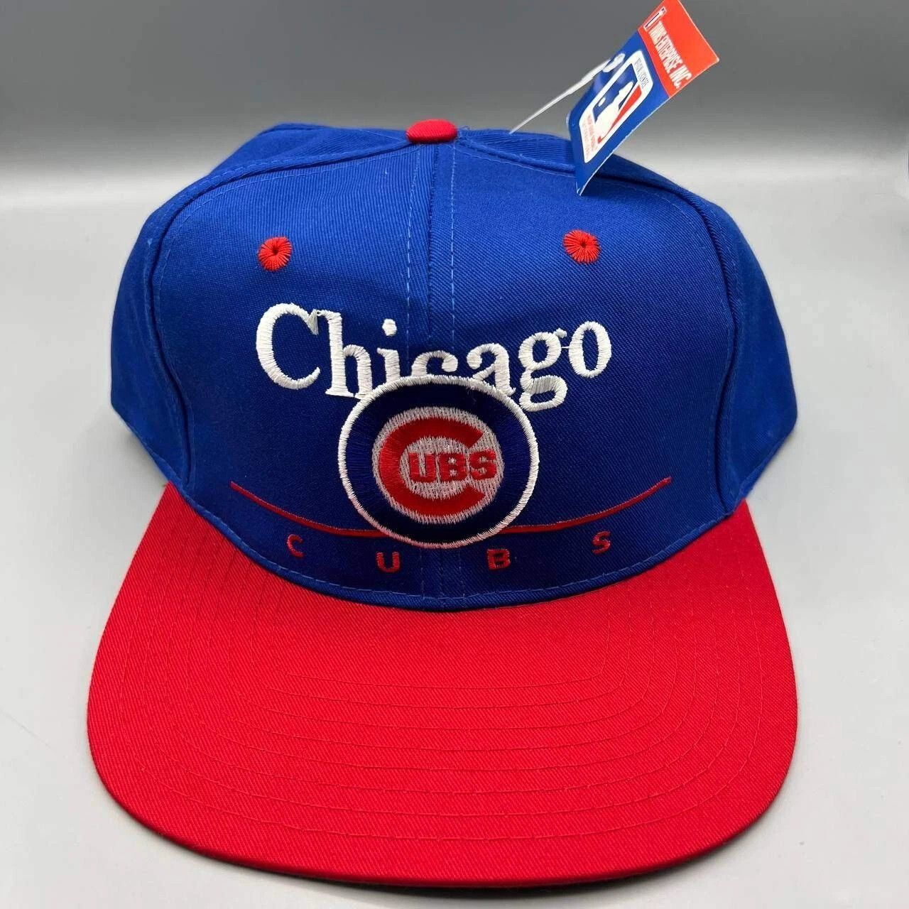 Twins Enterprise Inc. × Vintage Chicago Cubs Hat Men Blue Red Twins Enterprise MLB Snap Back Size ONE SIZE - 1 Thumbnail