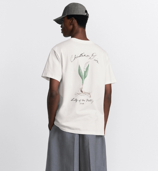 Dior o1w1db10525 493J69 Relaxed-Fit T-Shirt in White Size US S / EU 44-46 / 1 - 5 Thumbnail