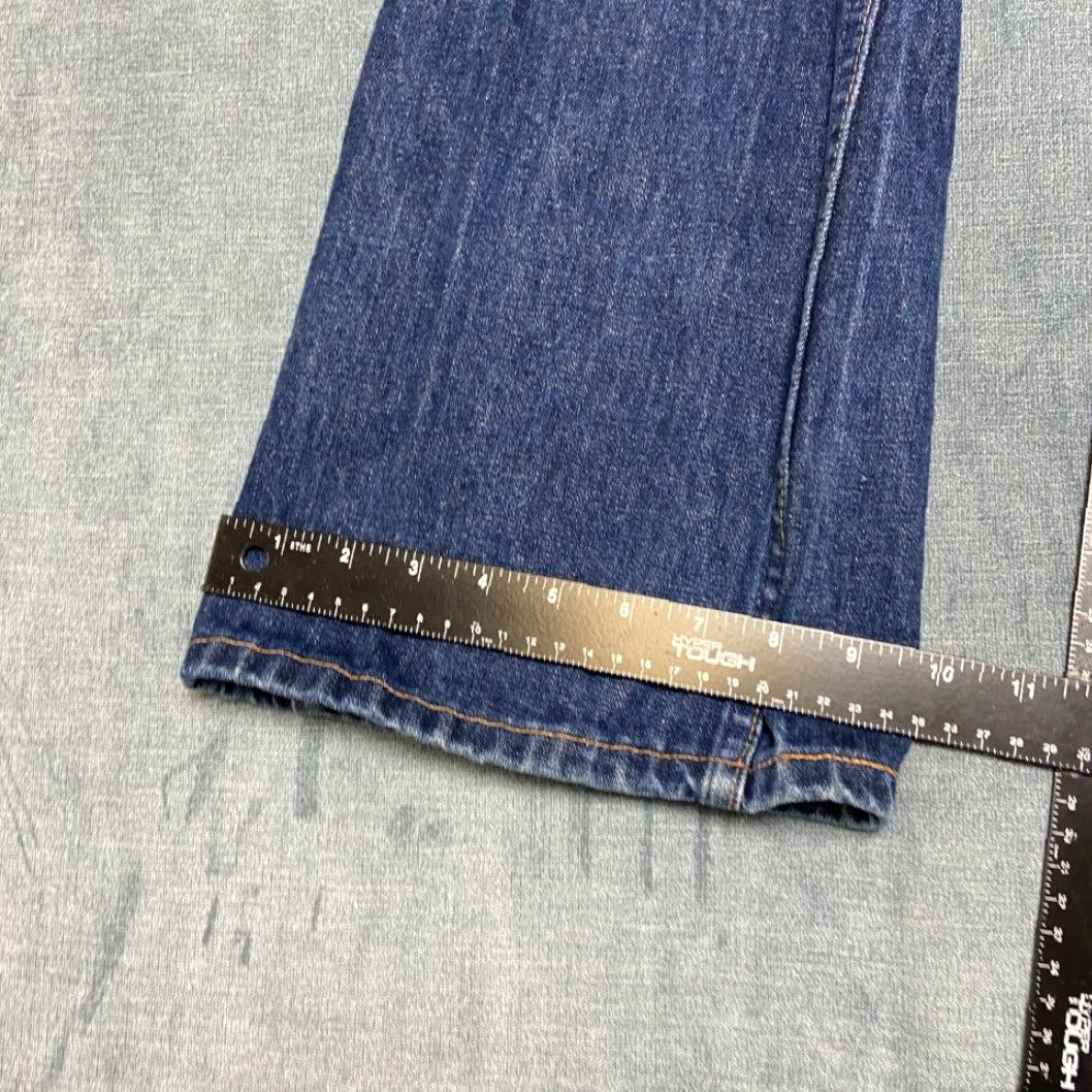 Vintage Big Smith Jeans Mens 31x28 Blue Denim All Day Comfort Outdoor Casual Bootcut Leg Jeans Size US 31 - 6 Thumbnail