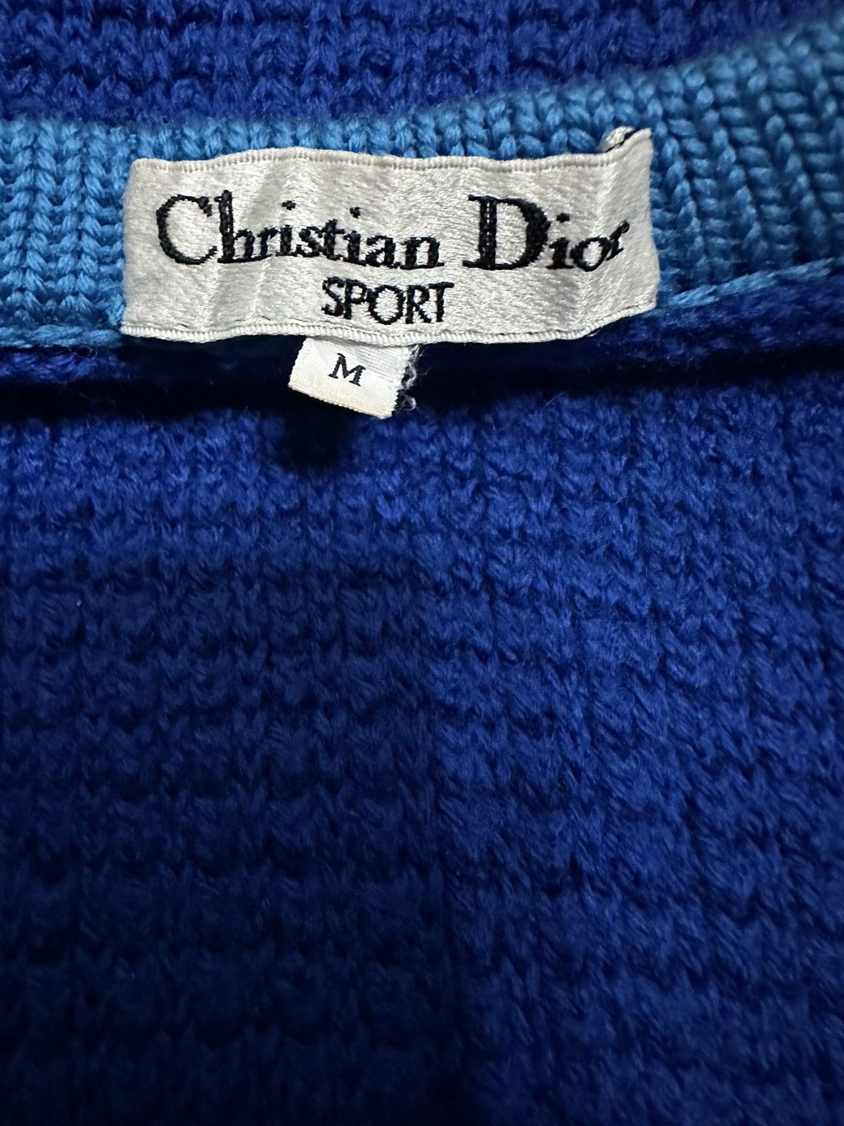 Christian Dior Monsieur × Vintage Vintage 90s Christian Dior Sport Knitwear Size US S / EU 44-46 / 1 - 3 Thumbnail