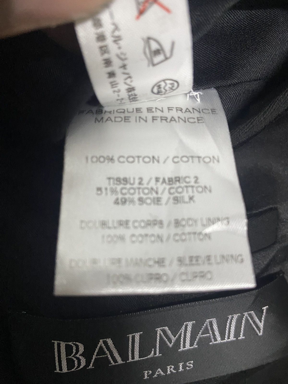 Balmain × Designer Balmain Paris Coat Blazer Jacket Size M / US 6-8 / IT 42-44 - 16 Thumbnail