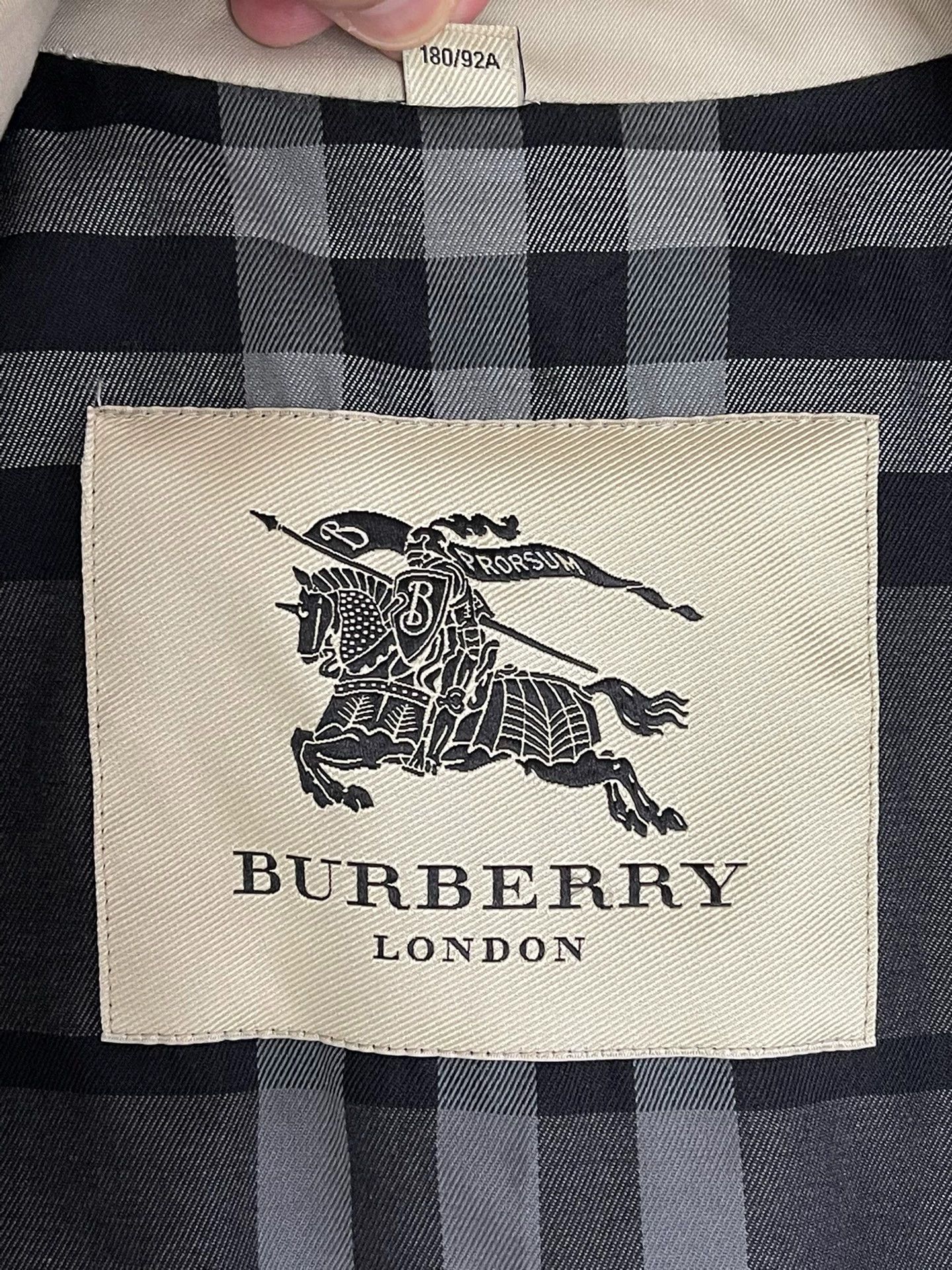 Burberry Burberry Beige Basic Cotton Trench Coat Men's 48 Size US M / EU 48-50 / 2 - 6 Thumbnail