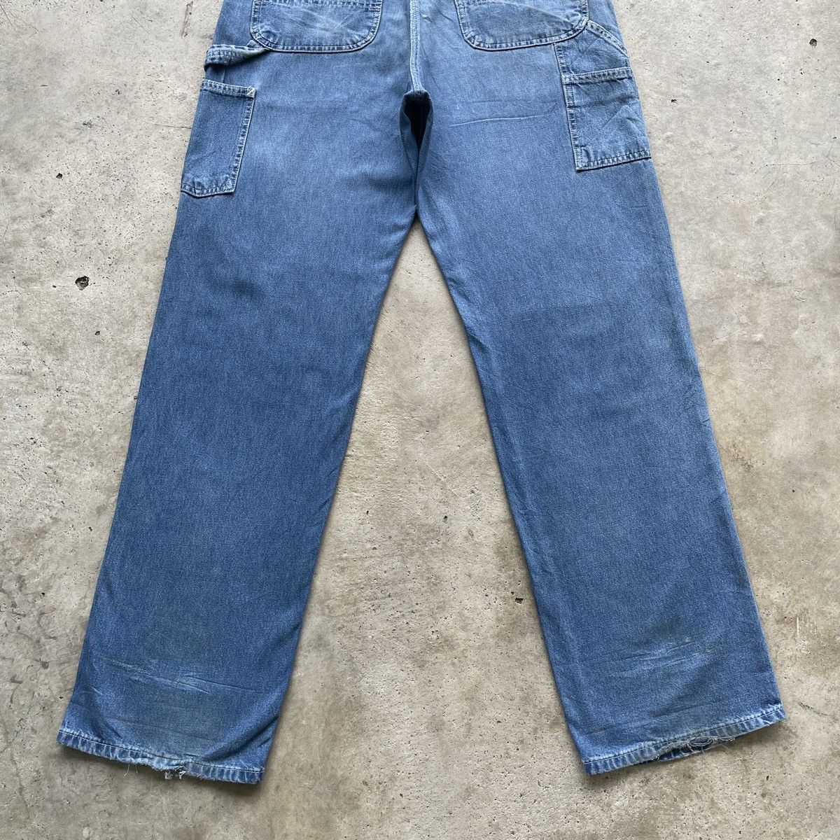 Carhartt Vintage Carhartt Ripped Carpenter Faded Jeans Pants W33 Size US 33 - 12 Thumbnail