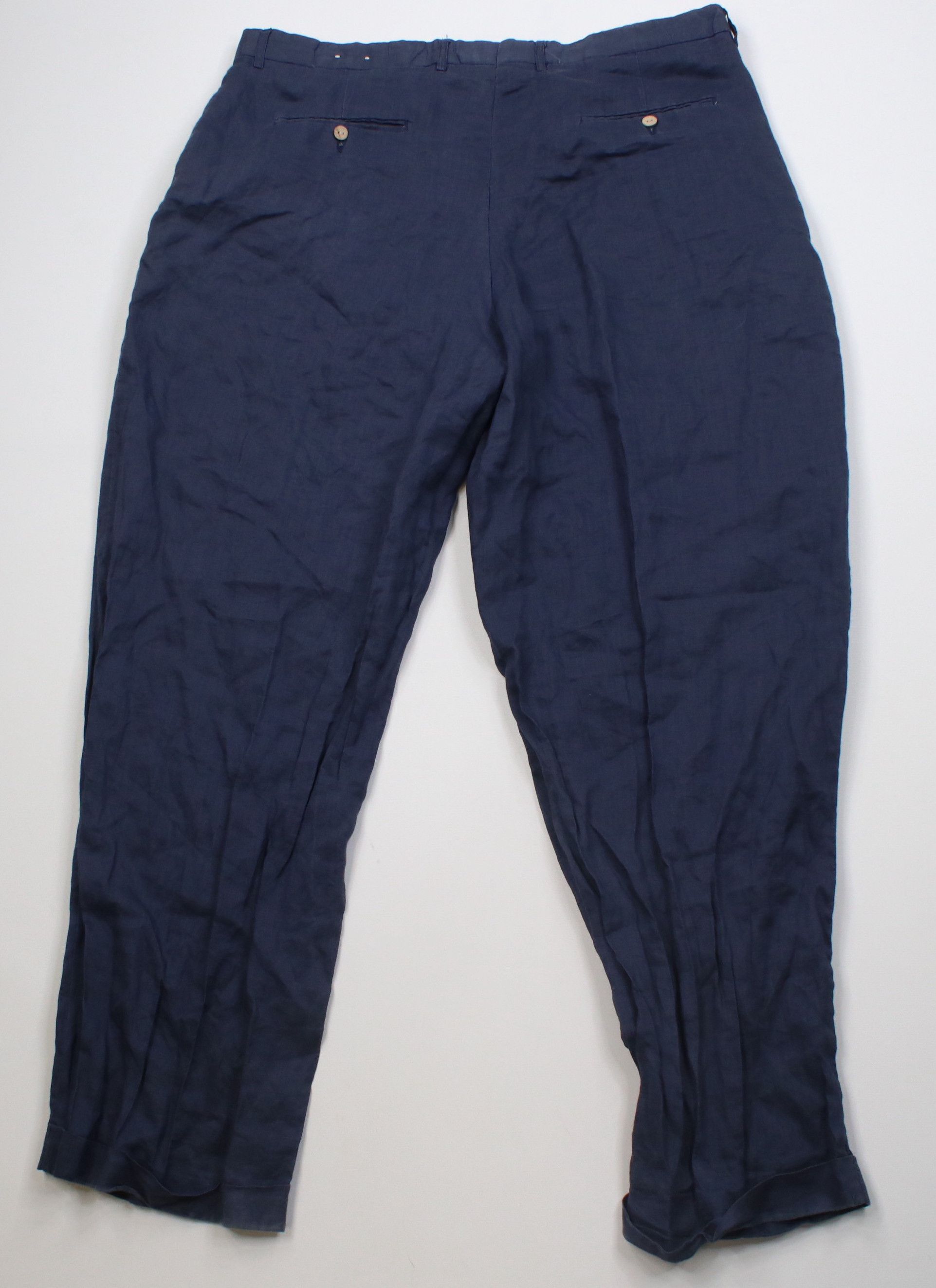 Vintage Vintage 90s Streetwear Lightweight Knit Wide Leg Chino Pants Size US 42 / EU 58 - 12 Thumbnail