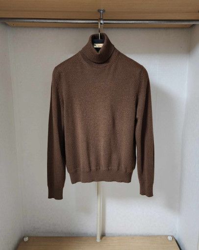 Tom Ford o1sm1stk0824 Cashmere Turtleneck Knit Sweater in Brown Size US M / EU 48-50 / 2 - 1 Thumbnail
