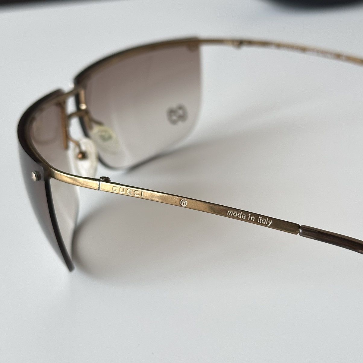 Gucci × Tom Ford × Vintage GUCCI Bronze Sunglasses with Rhinestones GG 2652/STRASS Size ONE SIZE - 4 Thumbnail