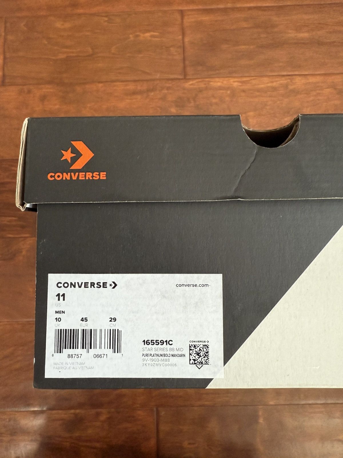 Converse Converse Star Series BB “Tinker Hatfield Pure Platinum” Size US 11 / EU 44 - 7 Thumbnail