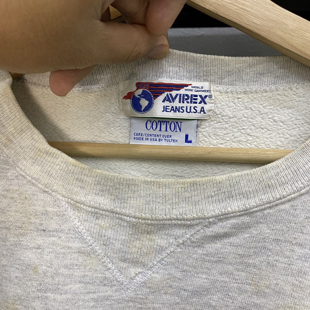 Avirex × Vintage Vintage Avirex 90s Sweatshirt❗️ Size US L / EU 52-54 / 3 - 3 Thumbnail