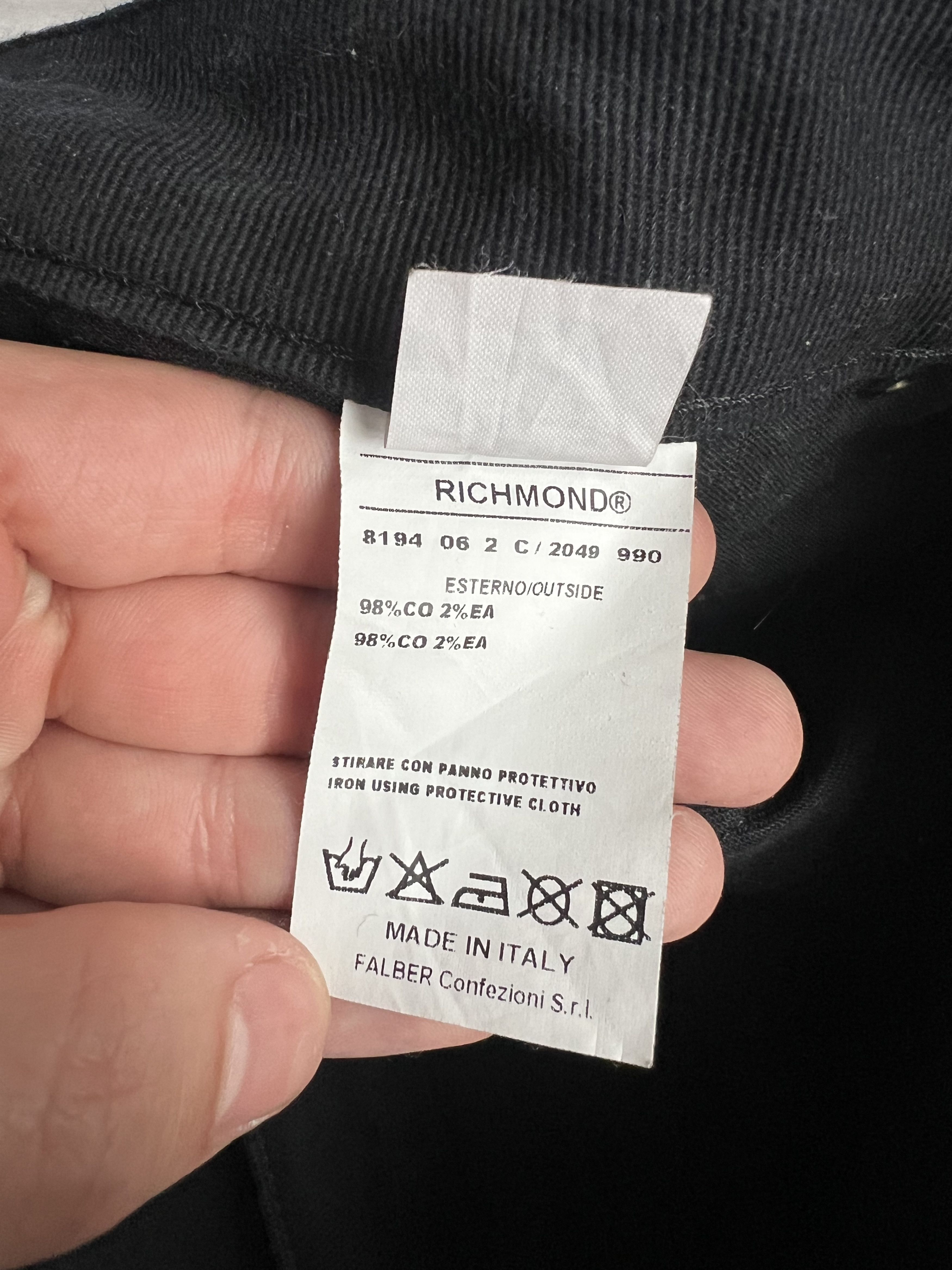 Richmond Denim Richmond Jeans Black Denim Size 30" / US 8 / IT 44 - 6 Thumbnail
