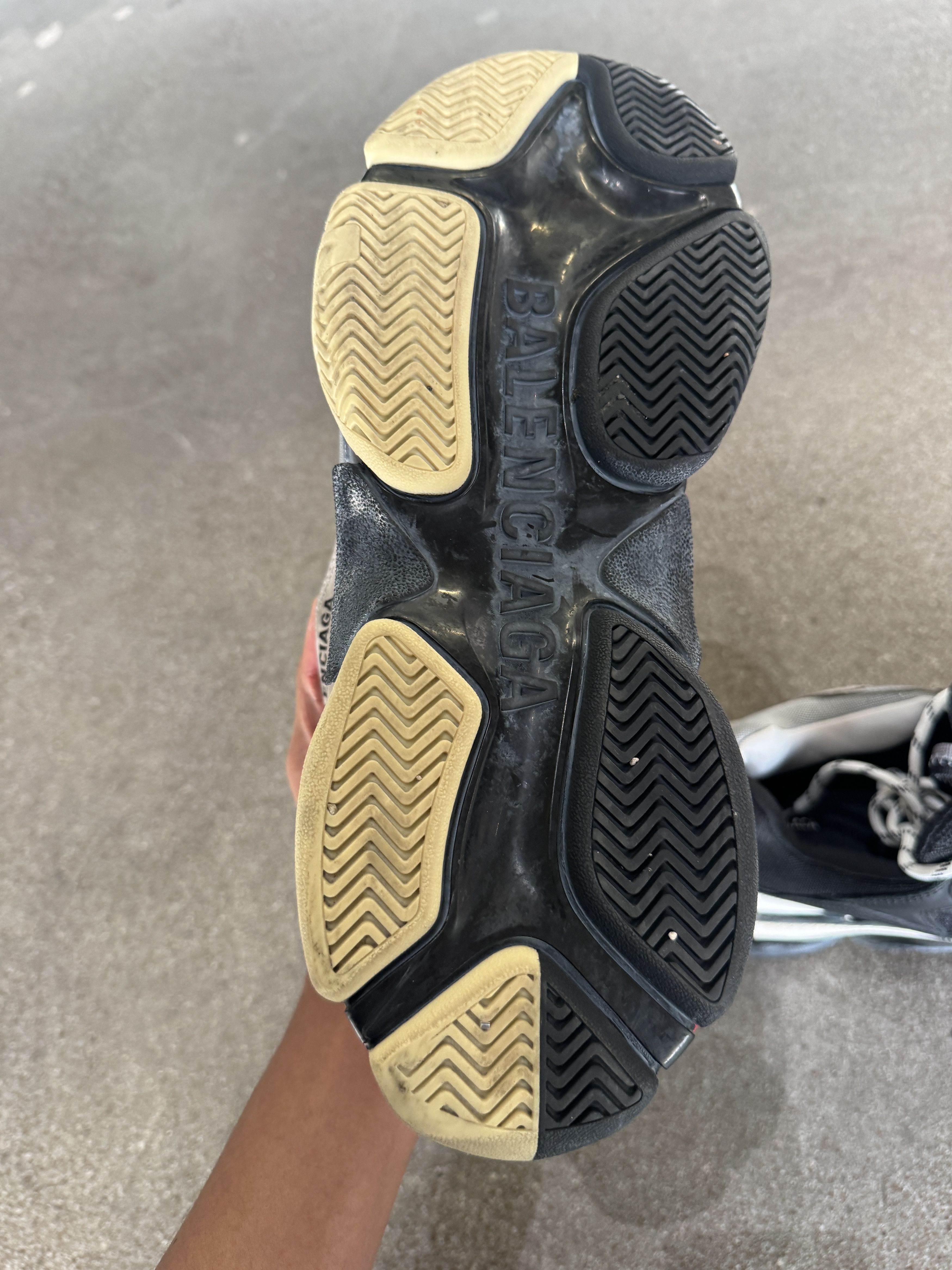 Balenciaga Split Triple S Sneakers Size US 11 / EU 44 - 5 Thumbnail