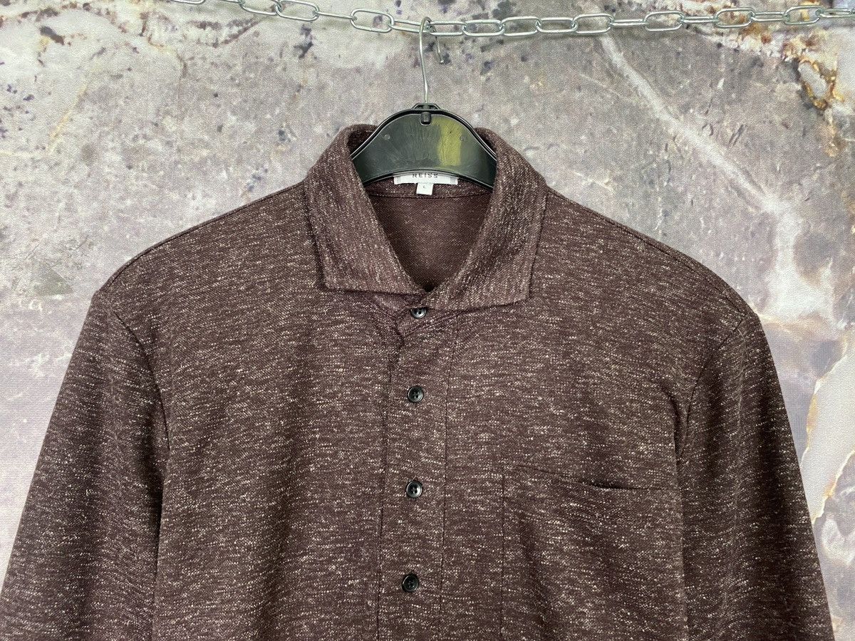 Reiss Men’s Reiss Long Sleeve Polo Shirt Luxury Size Large Size US L / EU 52-54 / 3 - 2 Thumbnail