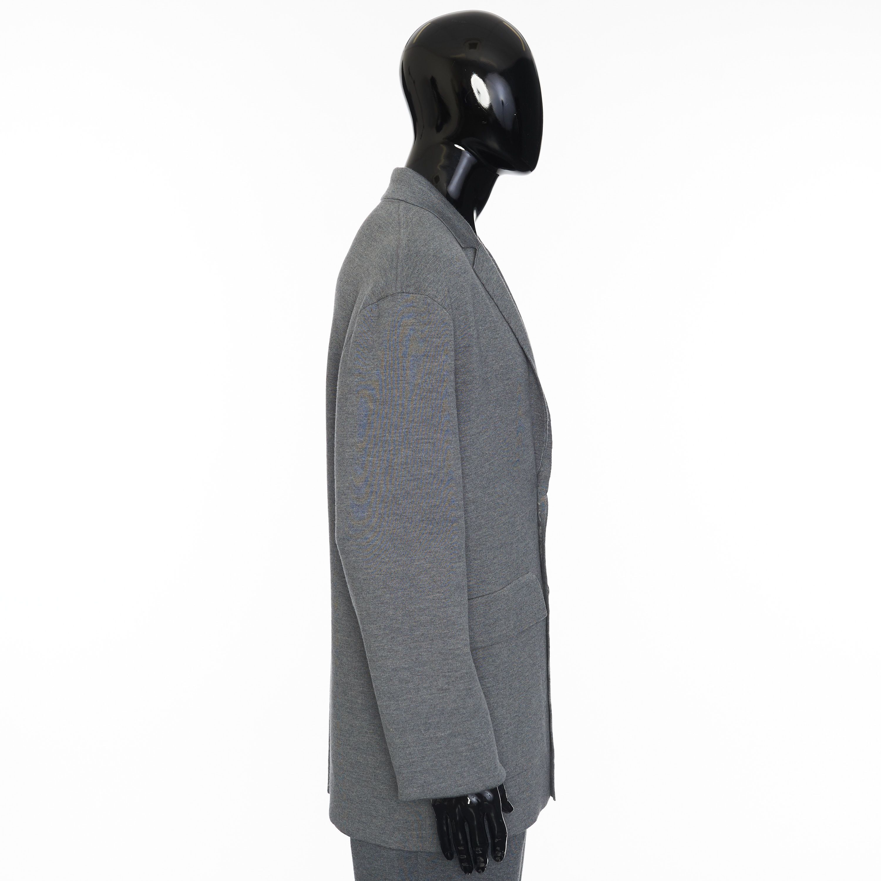 Berluti Sweater Blazer Jacket In Mountain Rock Gray Wool Size L Size 40R - 7 Thumbnail